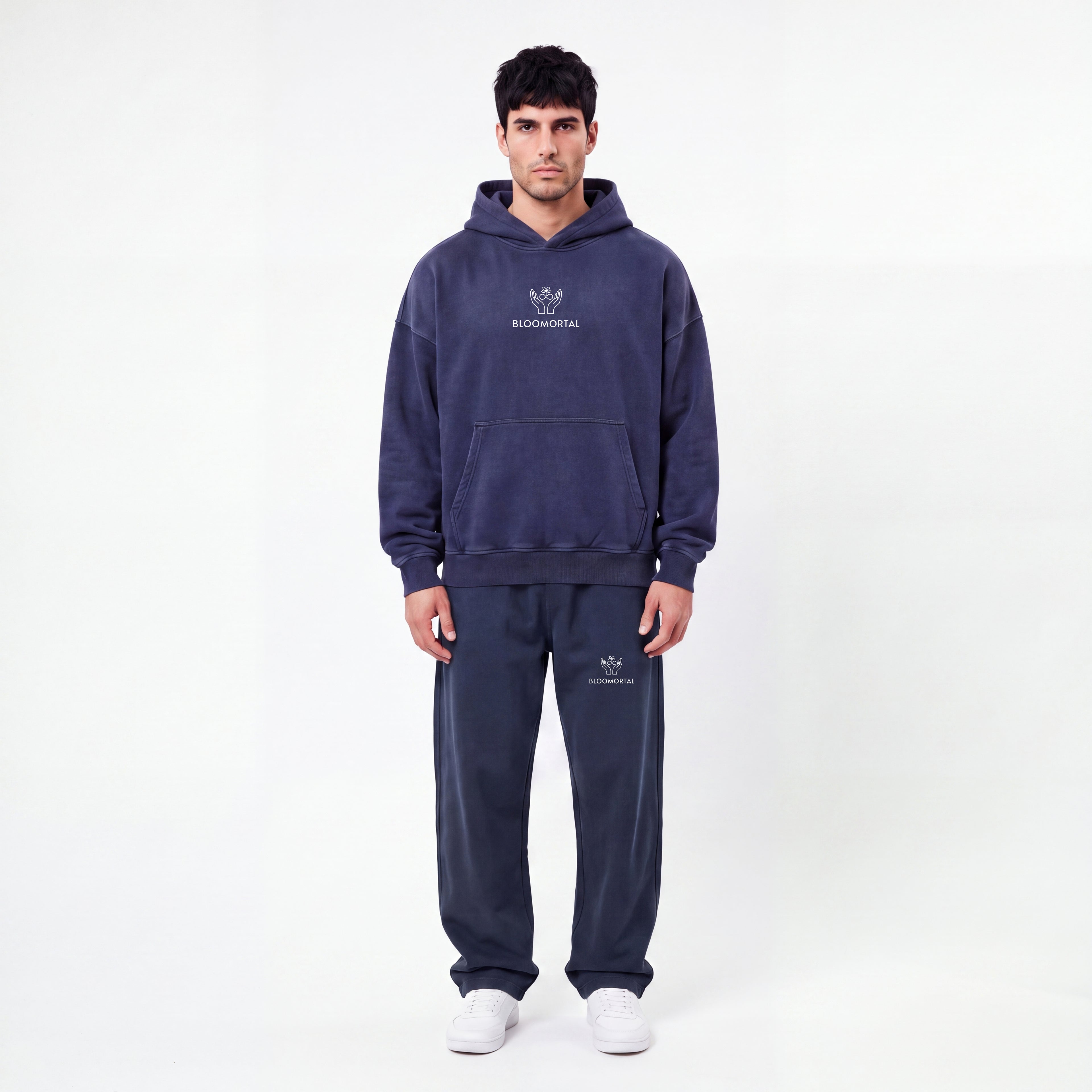 Set 1 - Vintage Washed Barrel Leg Sweatpants