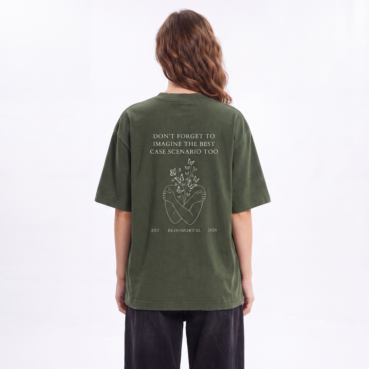 The Best Case Scenario Heavyweight Vintage Washed Frayed T-Shirt