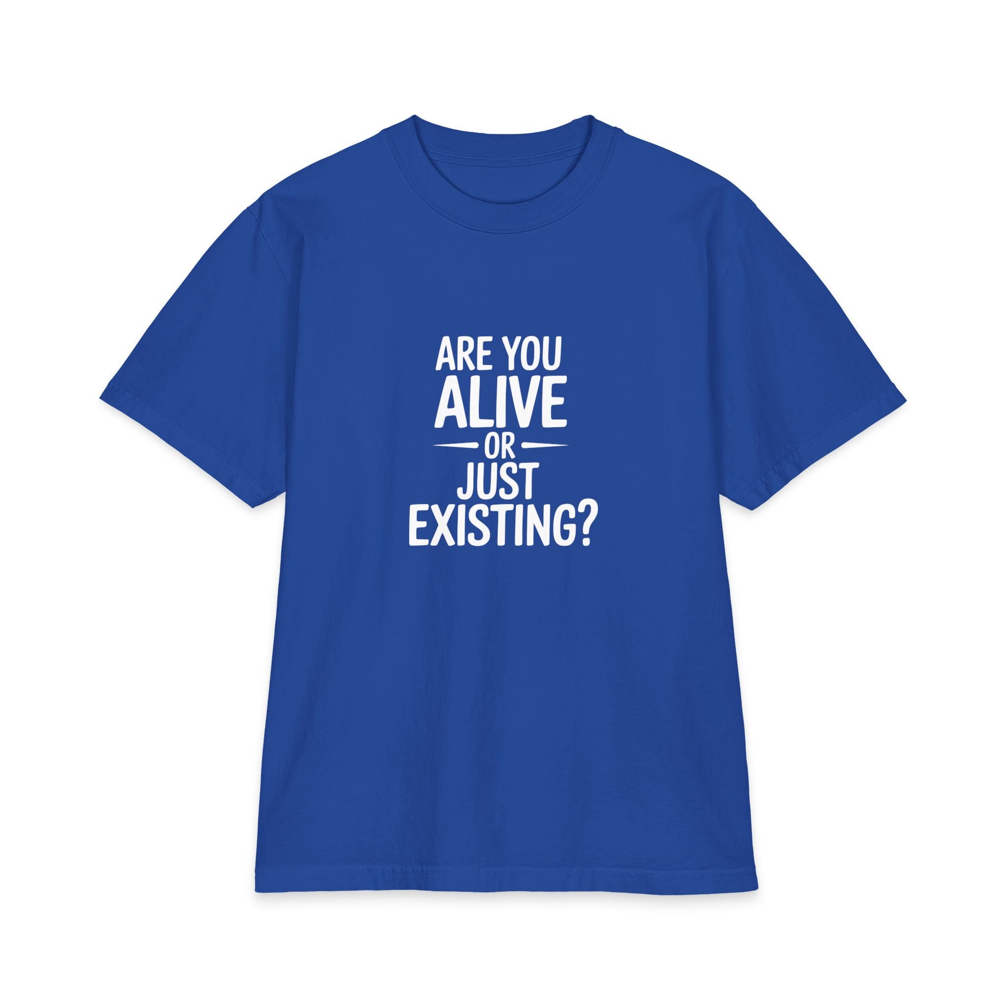 Are You Alive Or Just Existing? Unisex Oversized T-Shirt
