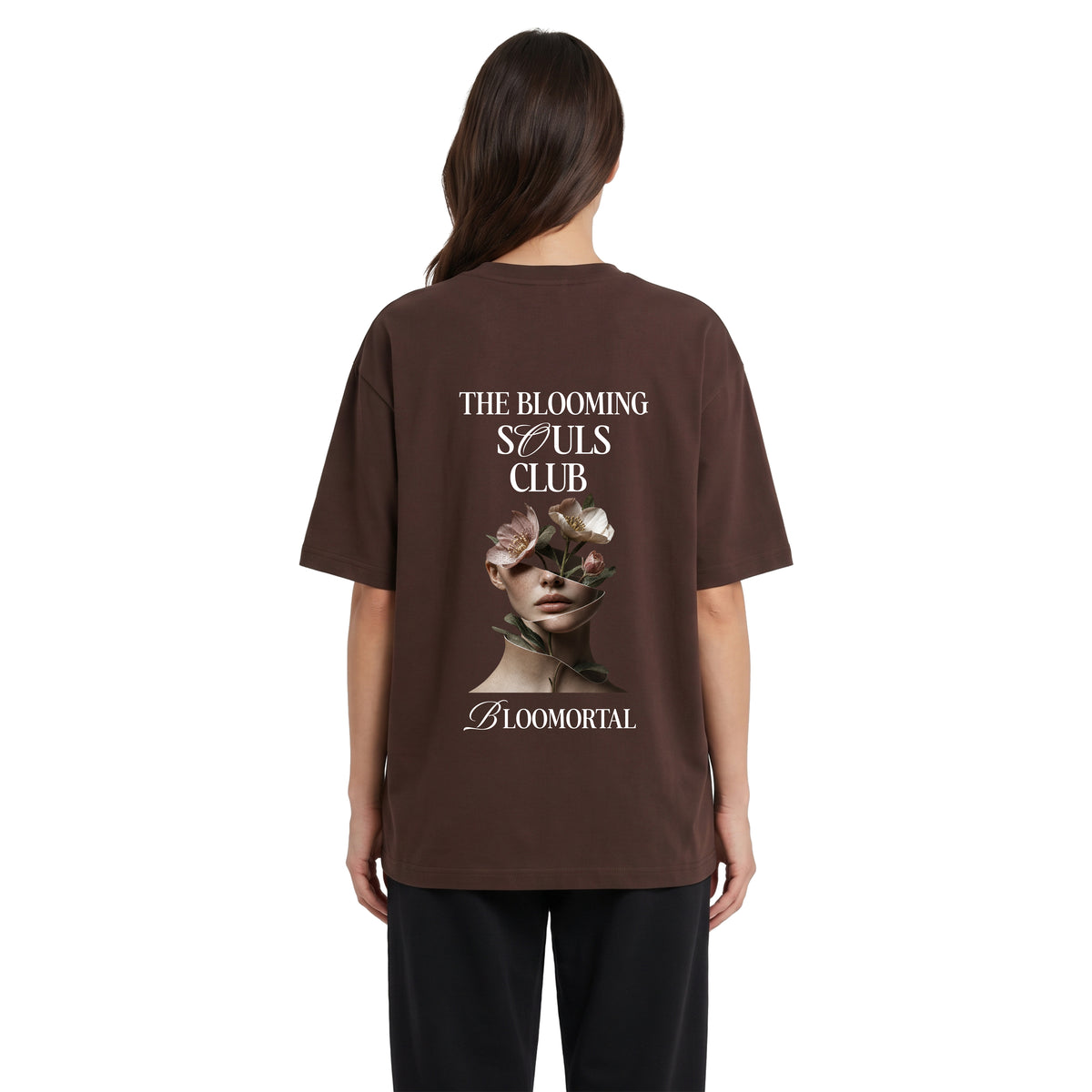 The Blooming Souls Club Human Oversized T-Shirt