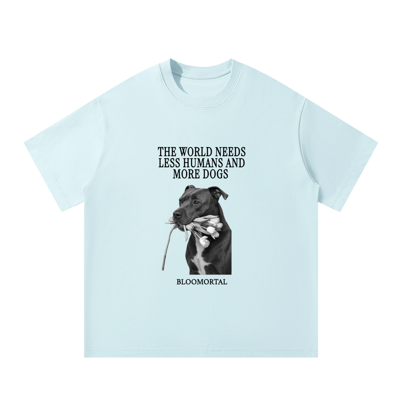 The World Needs More Dogs Unisex Oversized T-Shirt