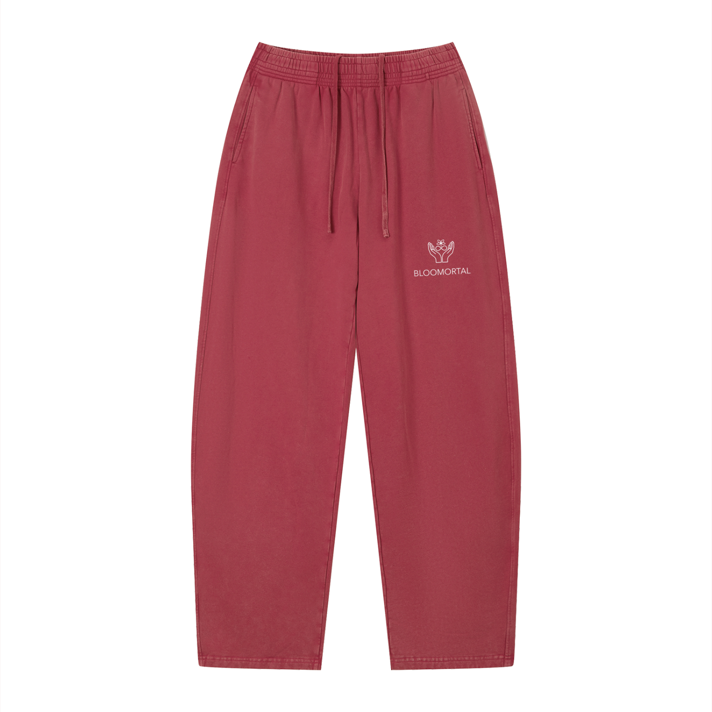 BLOOMORTAL Vintage Wash Loose Sweatpants