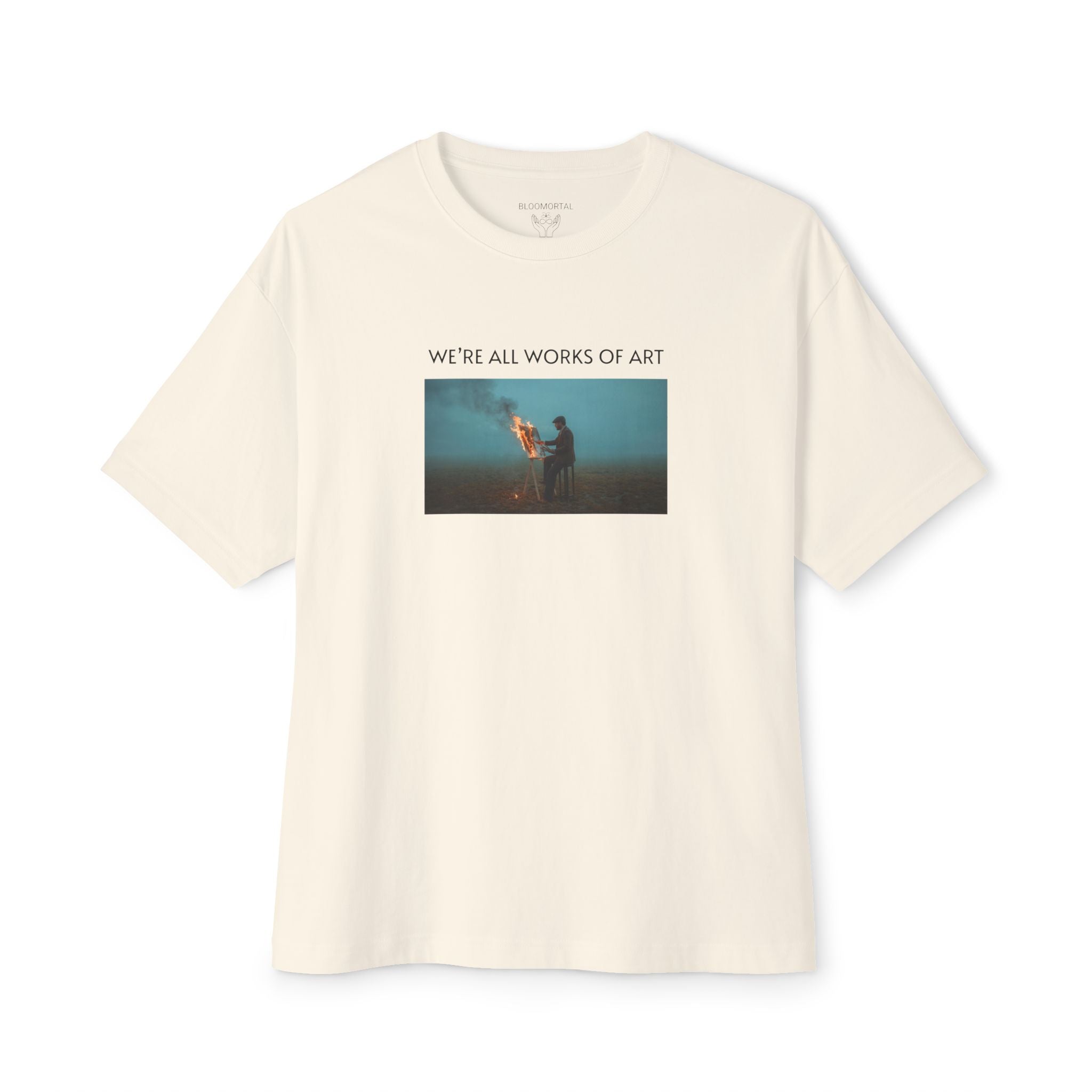 We're All Works of Art Unisex Oversized T-Shirt