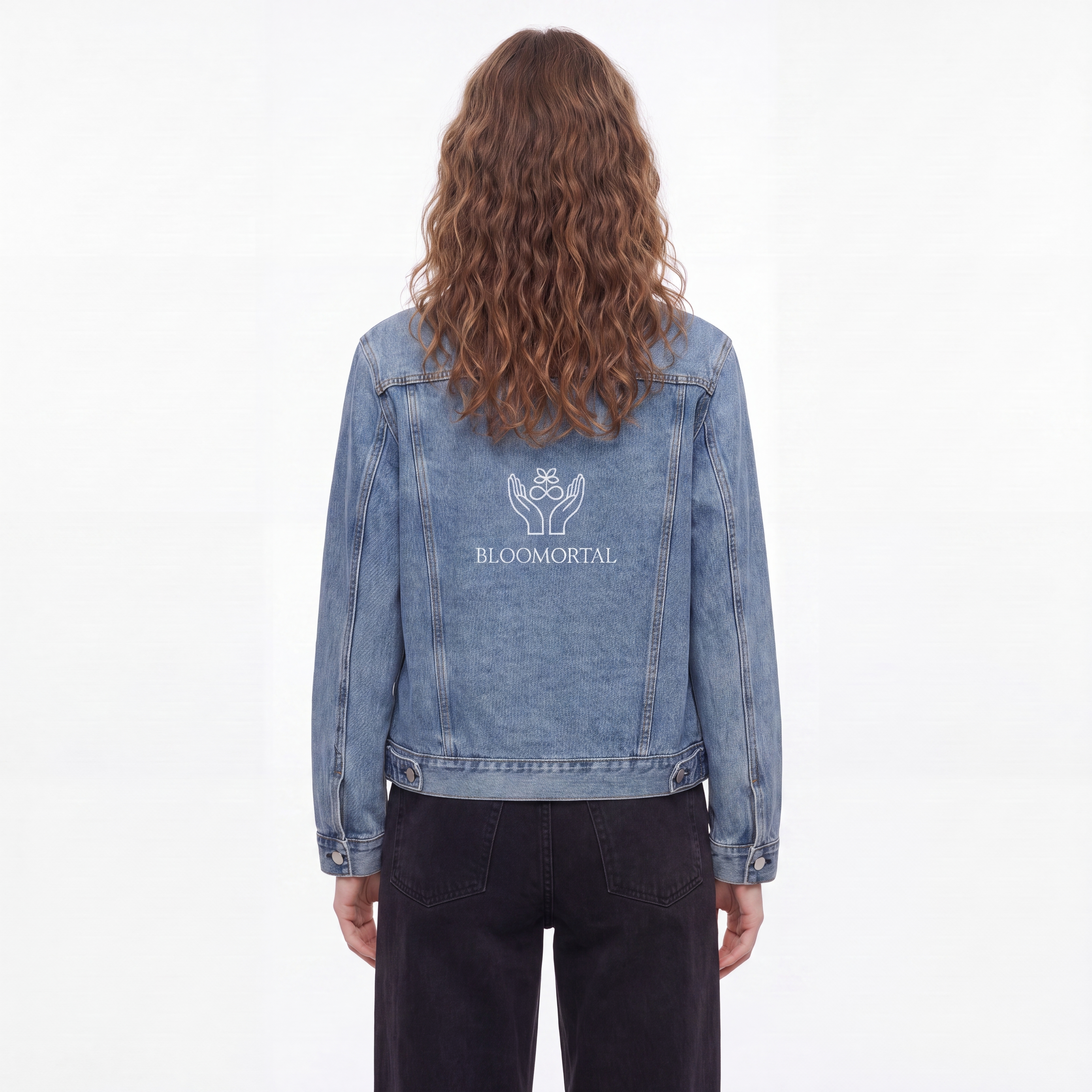 BLOOMORTAL Unisex Denim Jacket
