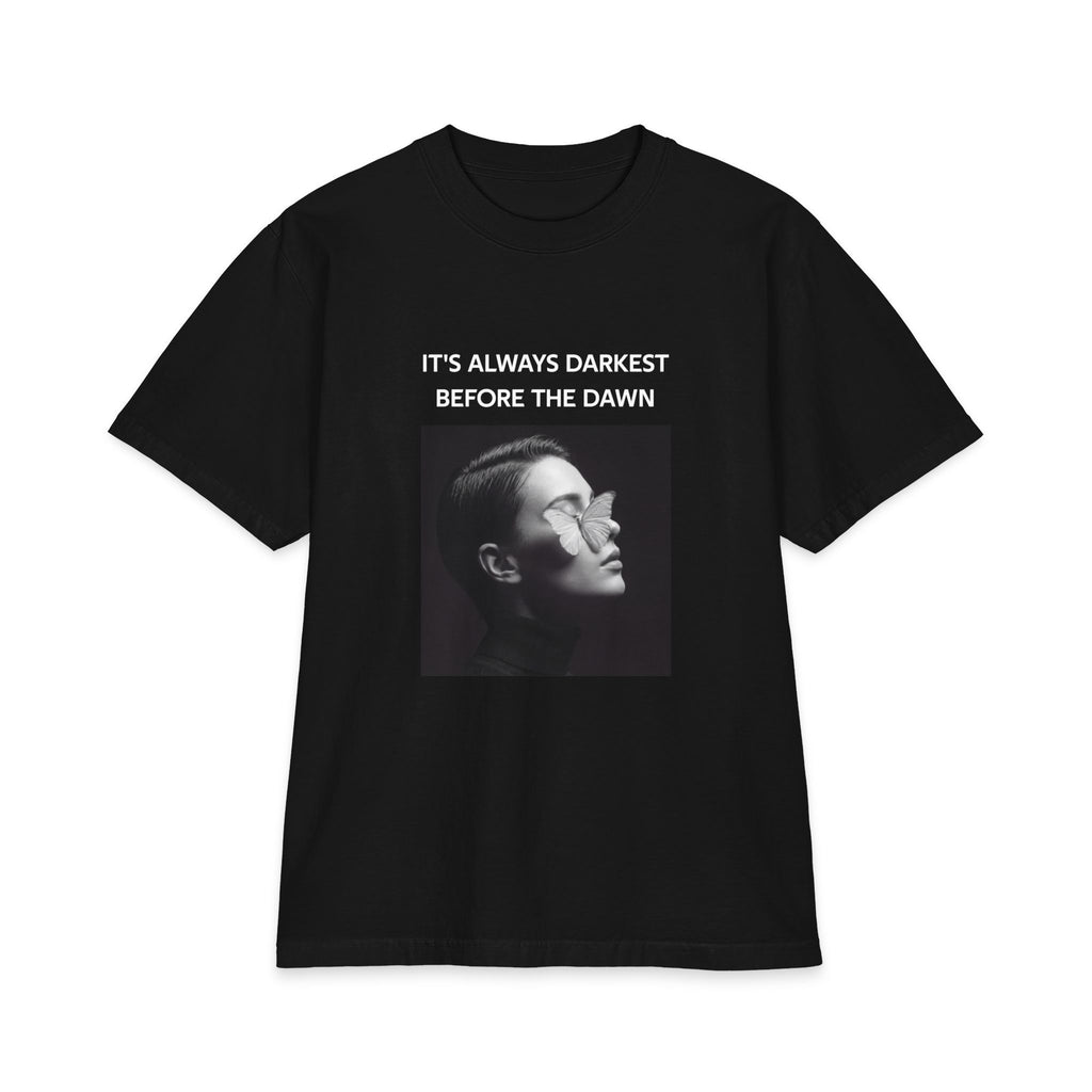 It's Always Darkest Before The Dawn Unisex Oversized T-Shirt