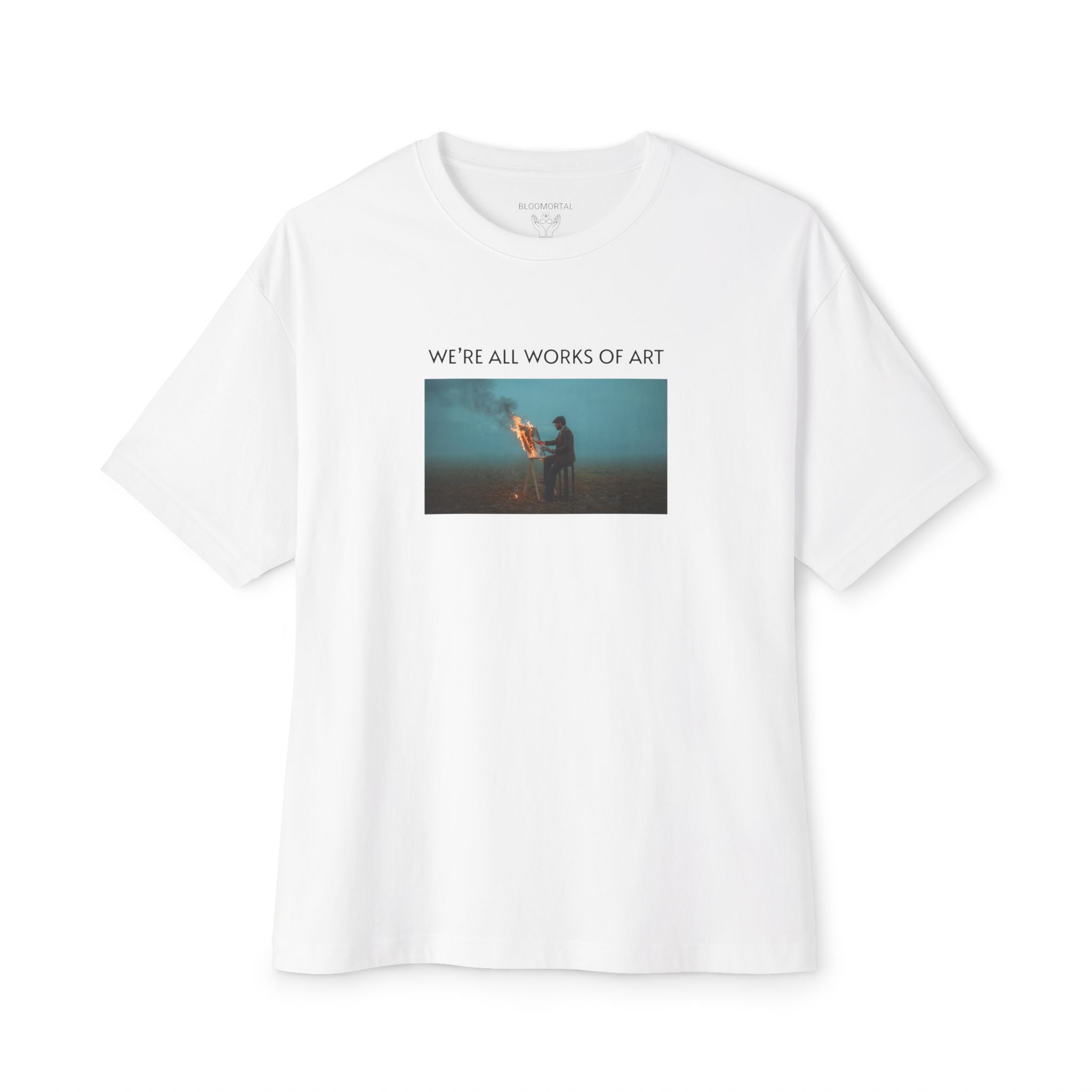 We're All Works of Art Unisex Oversized T-Shirt