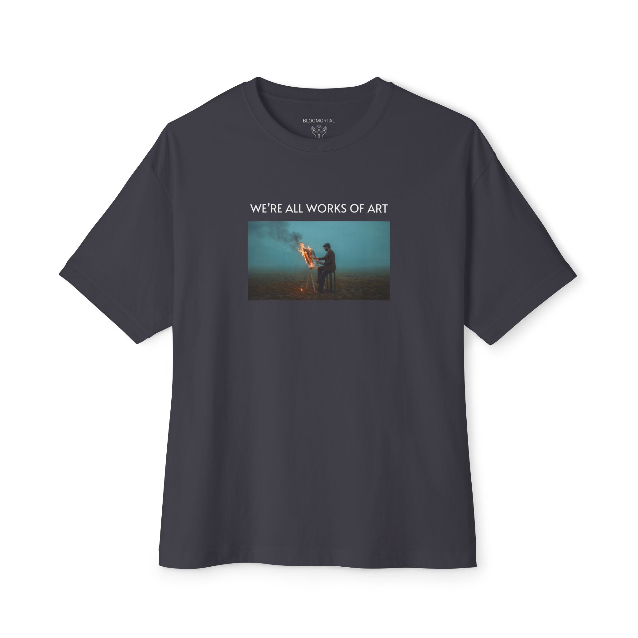 We're All Works of Art Unisex Oversized T-Shirt