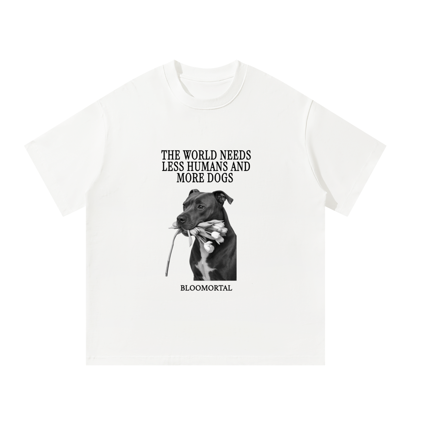 The World Needs More Dogs Unisex Oversized T-Shirt