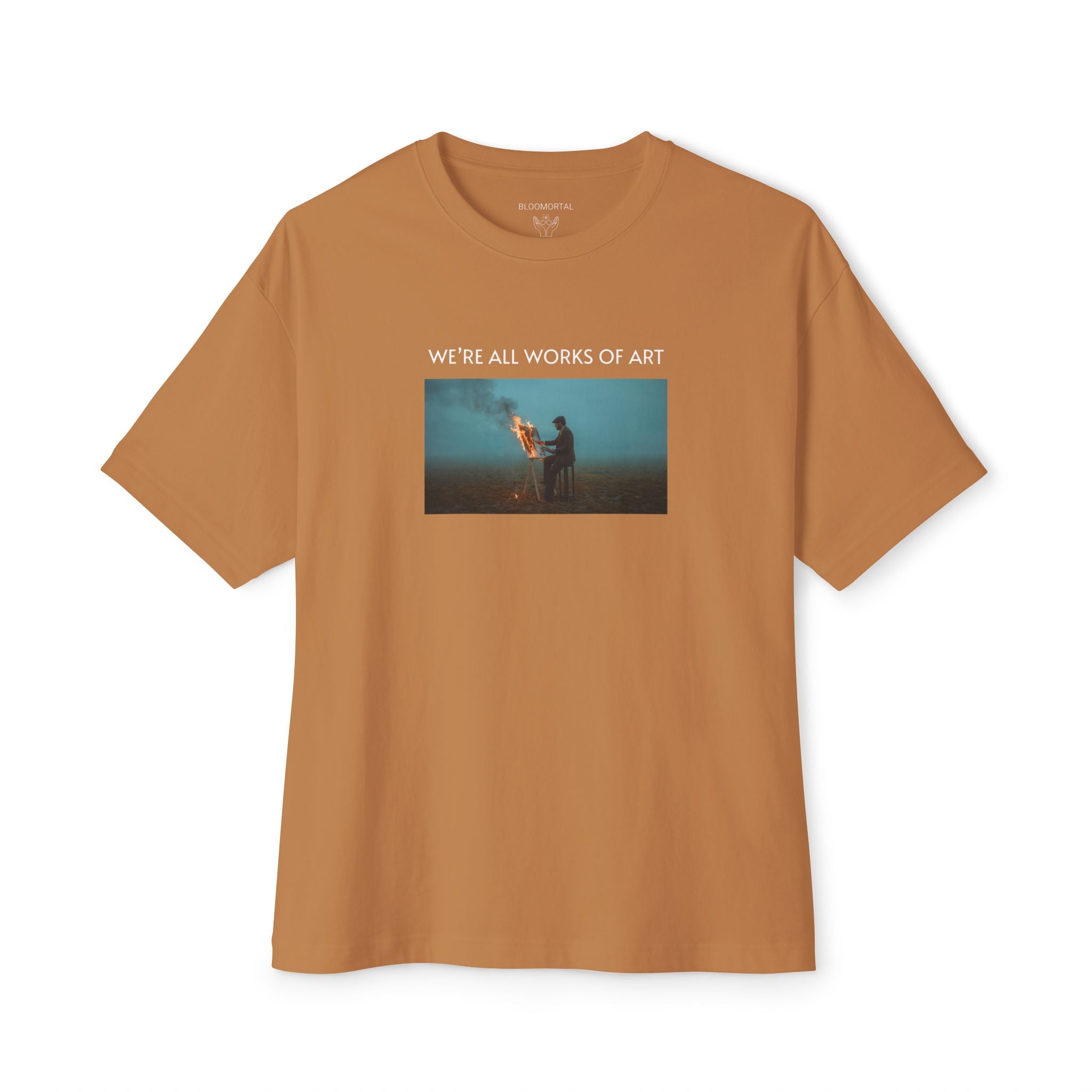 We're All Works of Art Unisex Oversized T-Shirt