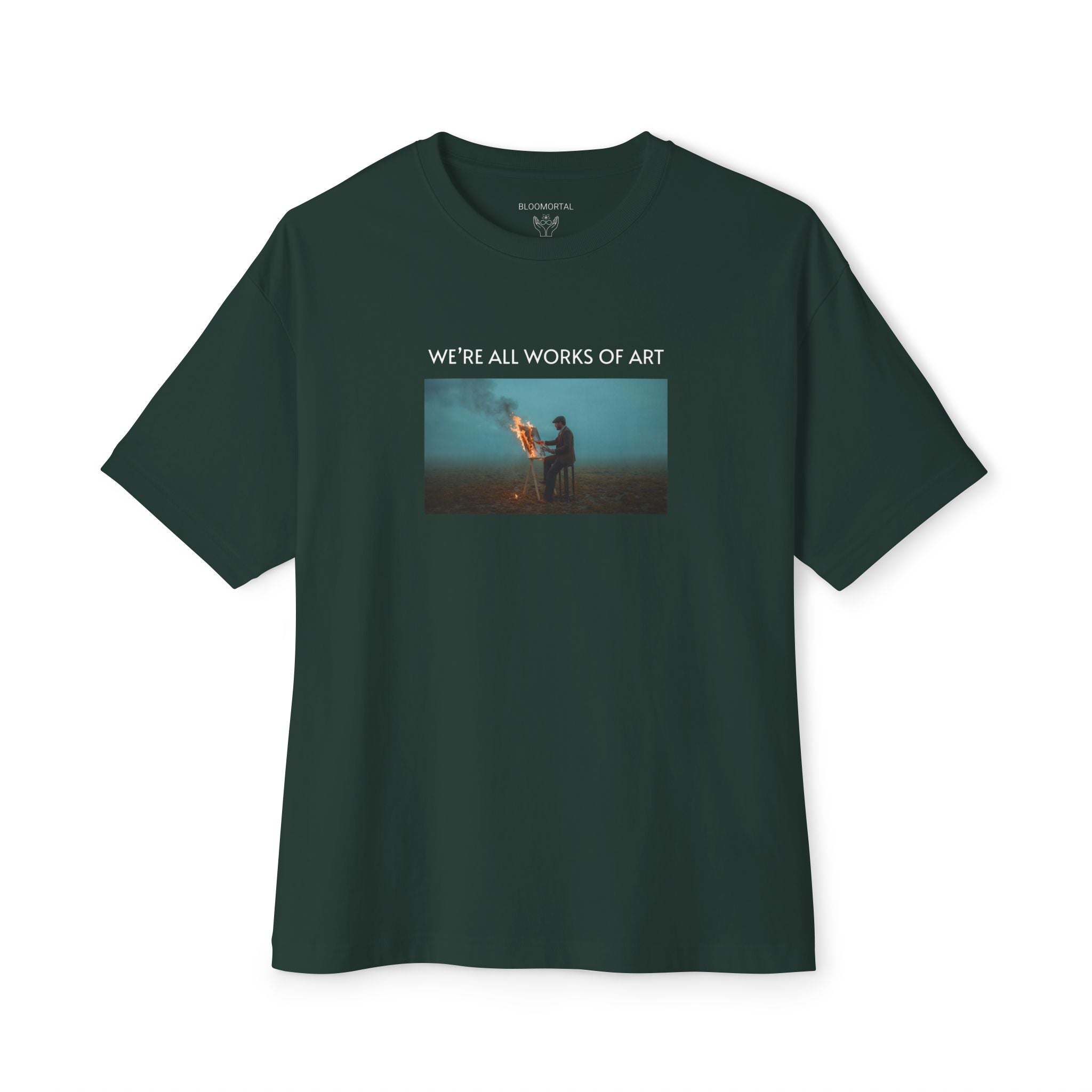 We're All Works of Art Unisex Oversized T-Shirt