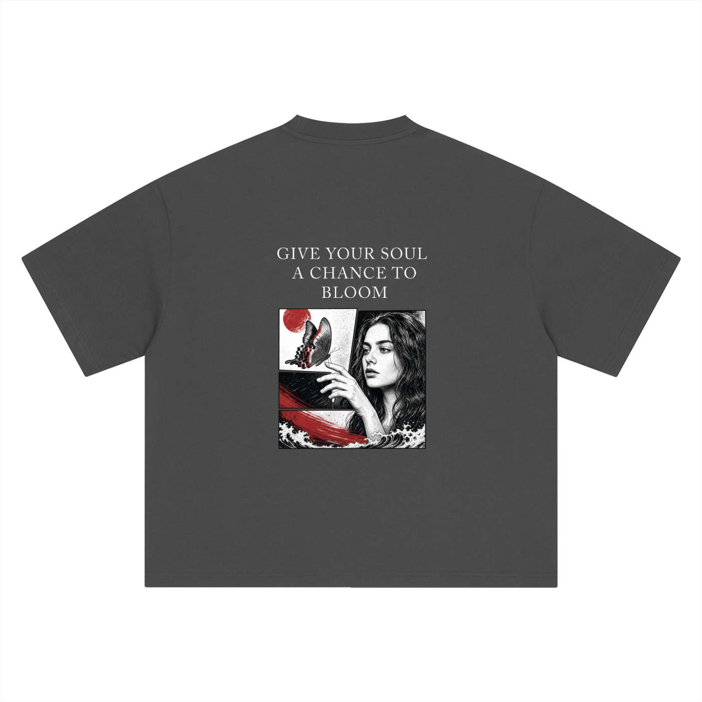 A Chance To Bloom Boxy Oversized Unisex T-Shirt