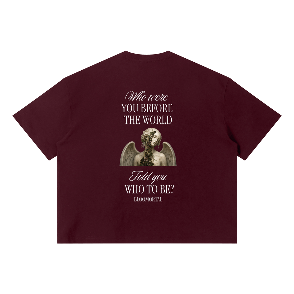 Who were you before? Boxy Oversized T-Shirt
