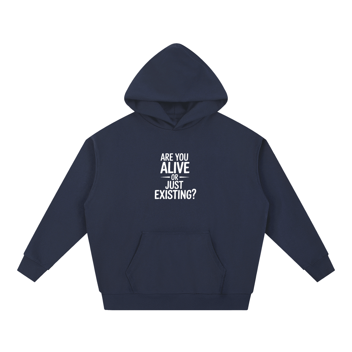 Are You Alive Or Just Existing Heavyweight Unisex Hoodie - BLOOMORTAL