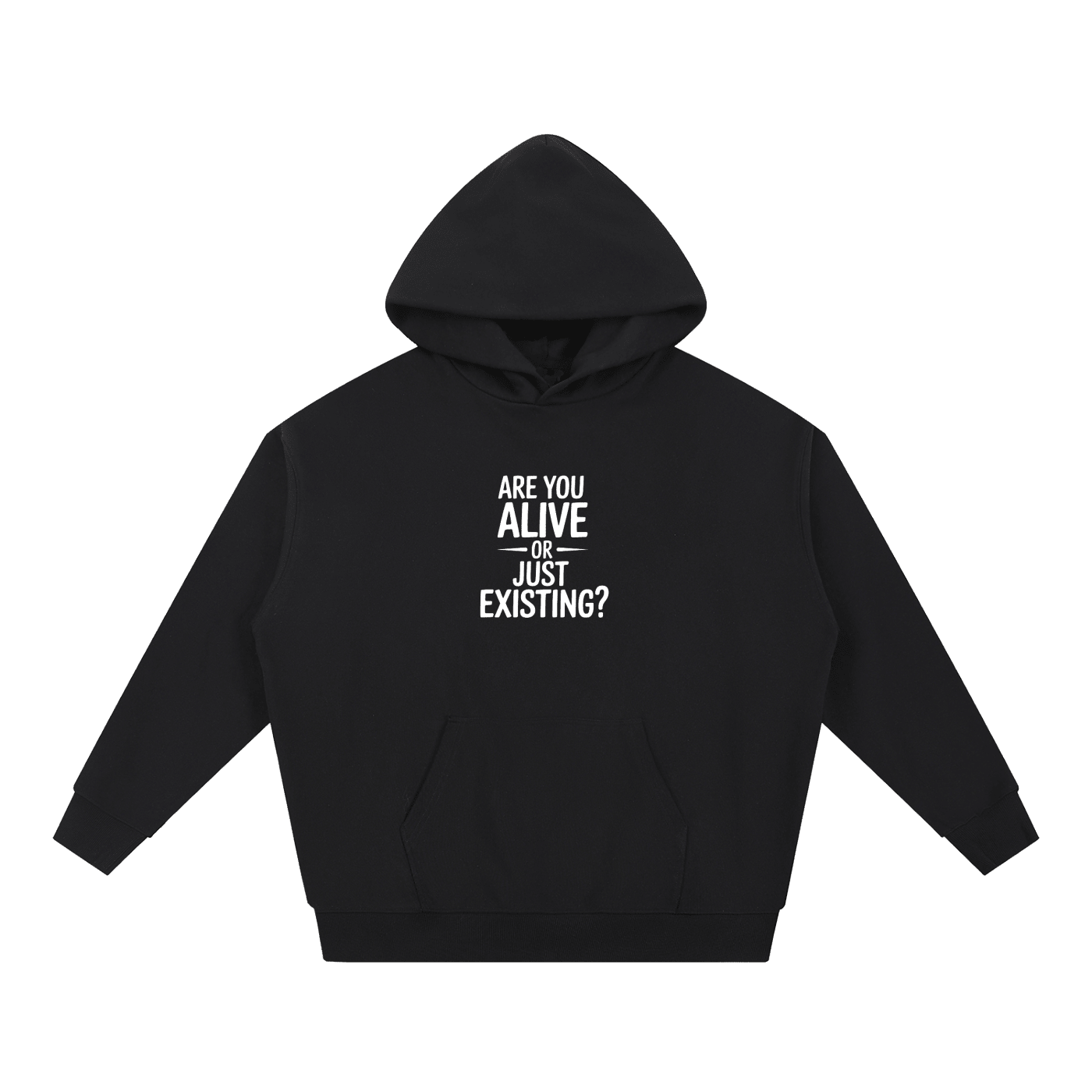 Are You Alive Or Just Existing Heavyweight Unisex Hoodie - BLOOMORTAL
