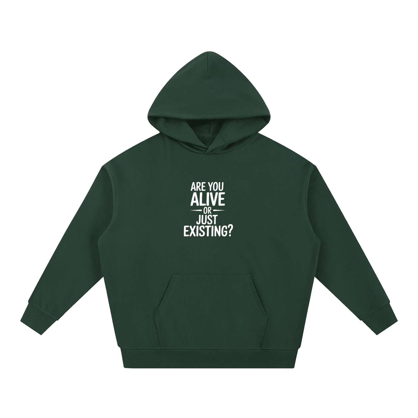 Are You Alive Or Just Existing Heavyweight Unisex Hoodie - BLOOMORTAL