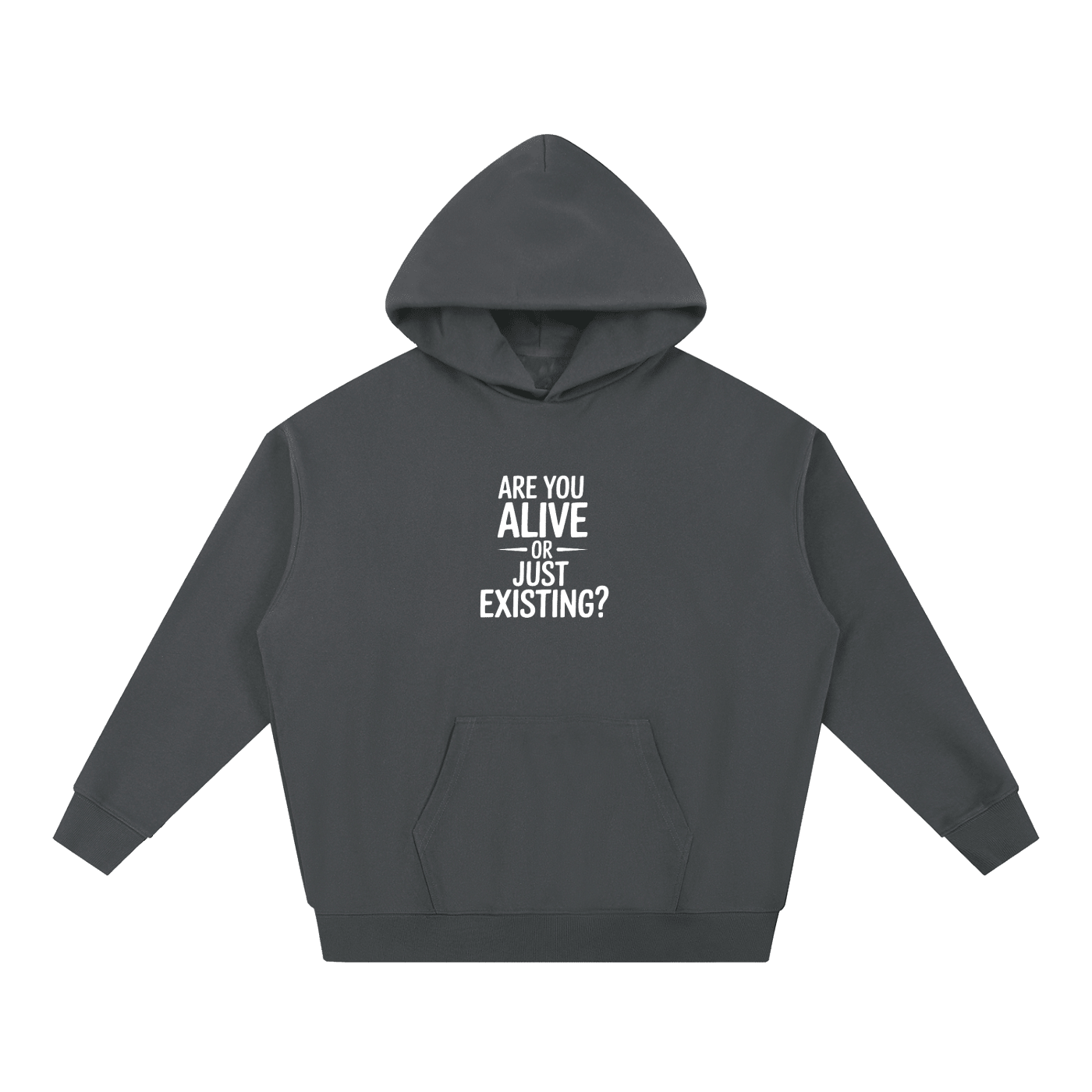Are You Alive Or Just Existing Heavyweight Unisex Hoodie - BLOOMORTAL