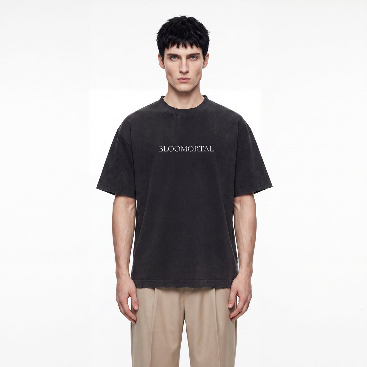 Beautiful Things Heavyweight Vintage Washed Frayed T-Shirt - BLOOMORTAL