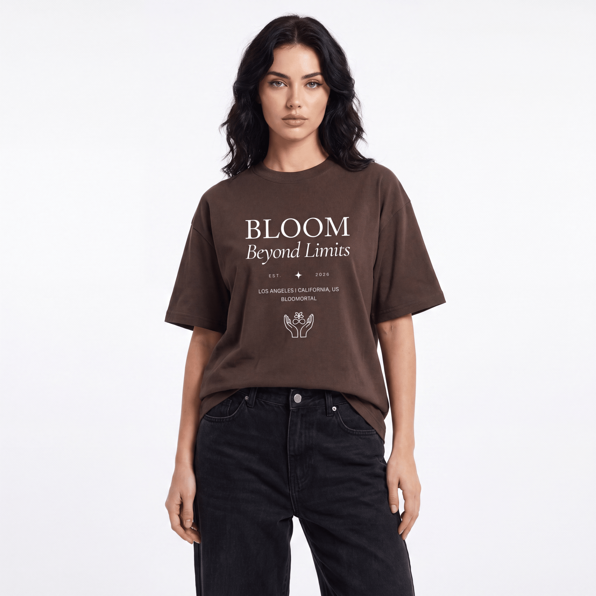 Bloom Beyond Limits Oversized Unisex T-Shirt - BLOOMORTAL