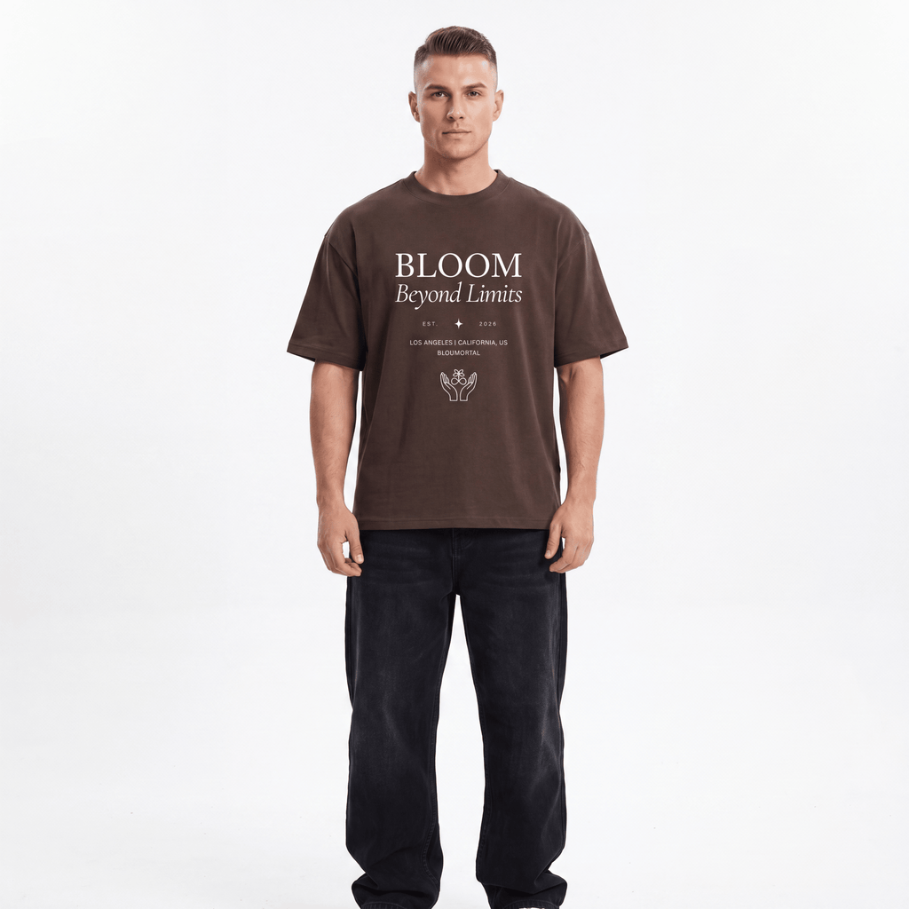 Bloom Beyond Limits Oversized Unisex T-Shirt - BLOOMORTAL