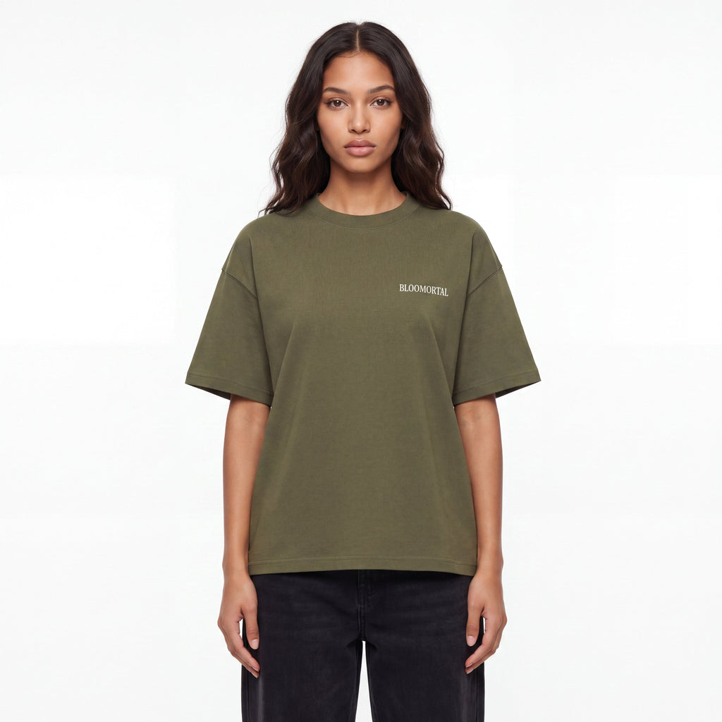 BLOOMORTAL Acronym Boxy Oversized T-Shirt - BLOOMORTAL