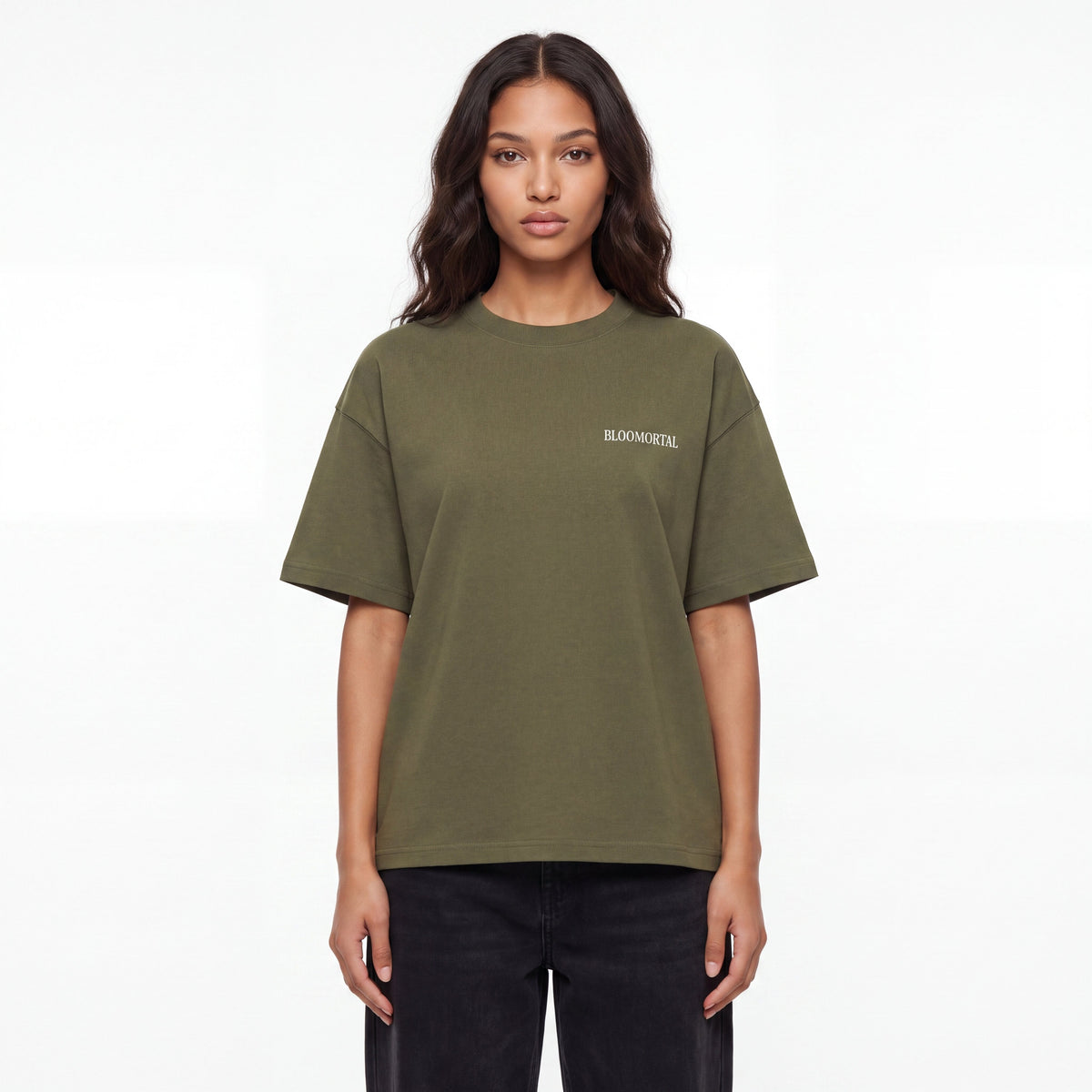 BLOOMORTAL Acronym Boxy Oversized T-Shirt - BLOOMORTAL