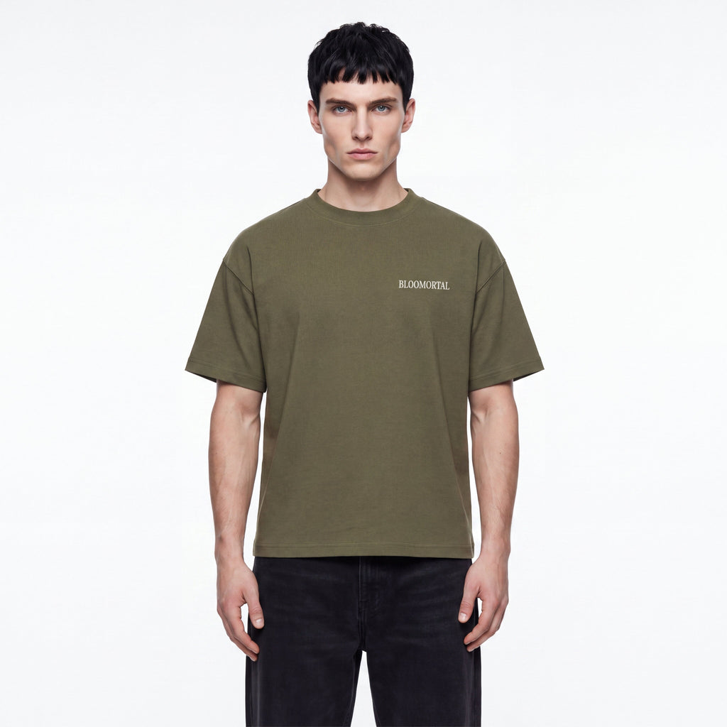 BLOOMORTAL Acronym Boxy Oversized T-Shirt - BLOOMORTAL