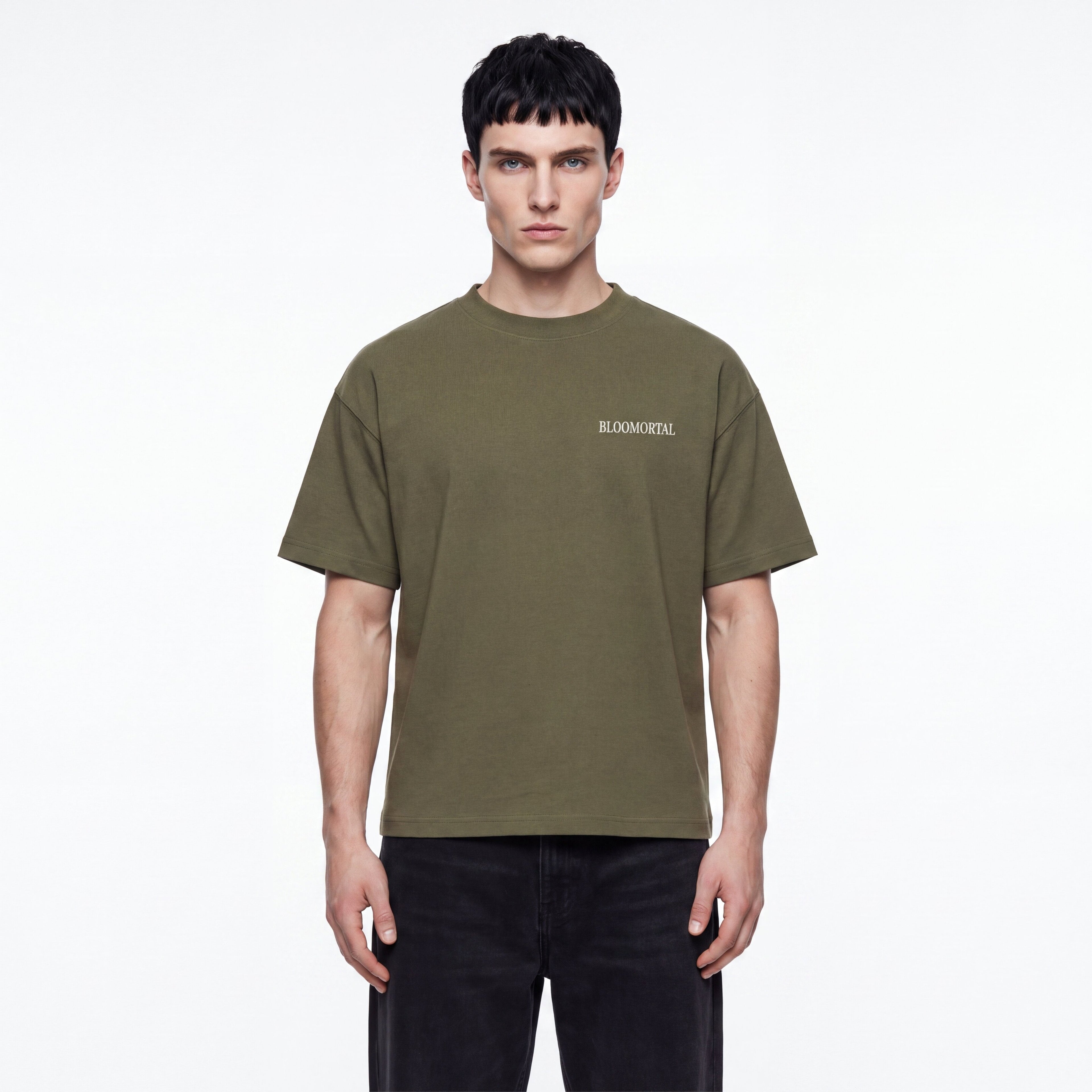 BLOOMORTAL Acronym Boxy Oversized T-Shirt - BLOOMORTAL
