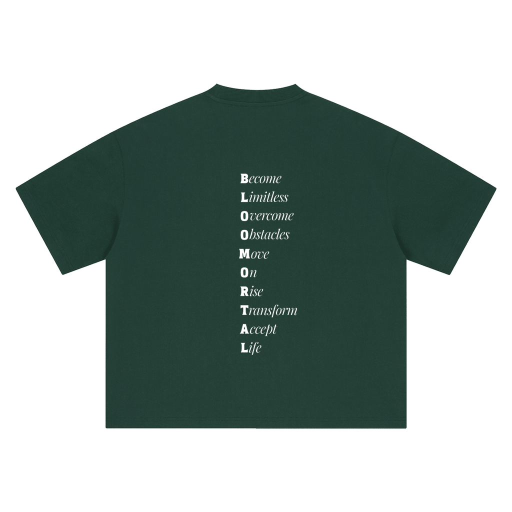 BLOOMORTAL Acronym Boxy Oversized T-Shirt - BLOOMORTAL