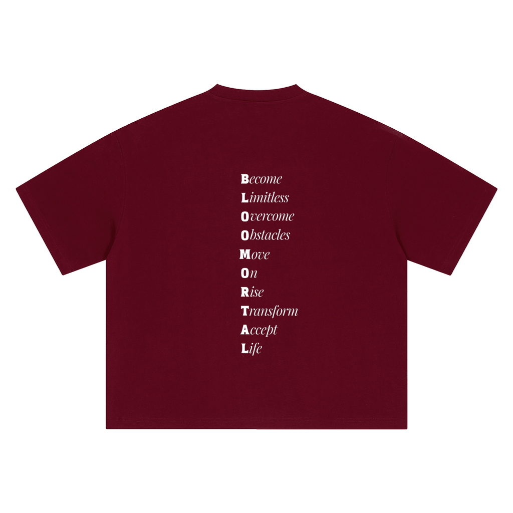 BLOOMORTAL Acronym Boxy Oversized T-Shirt - BLOOMORTAL