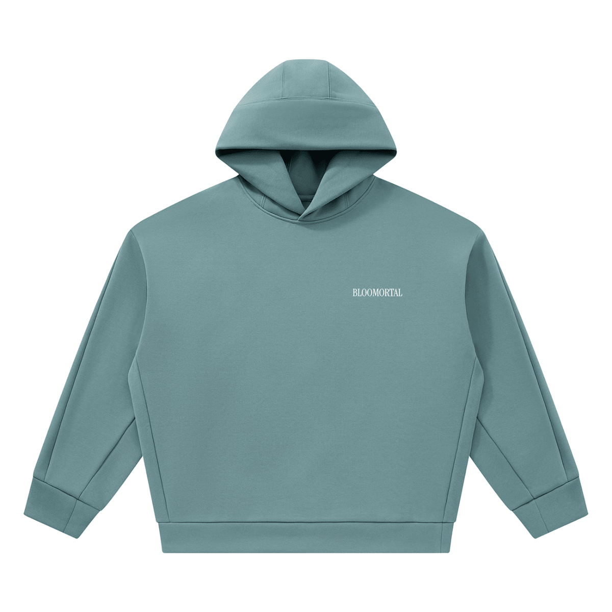 BLOOMORTAL Acronym Fleece Boxy Hoodie - BLOOMORTAL