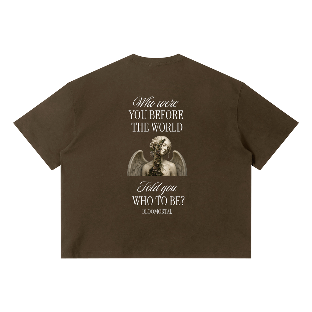 Who were you before? Boxy Oversized T-Shirt