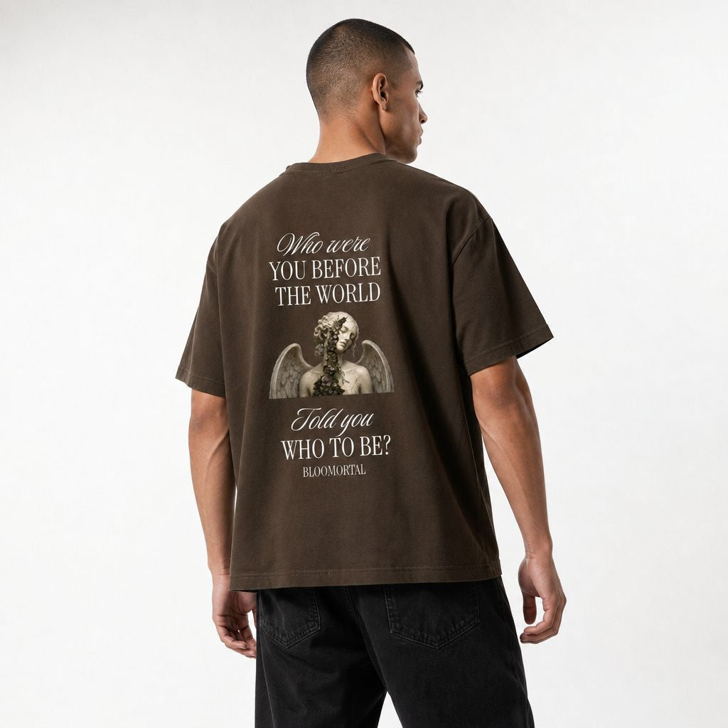 Who were you before? Boxy Oversized T-Shirt