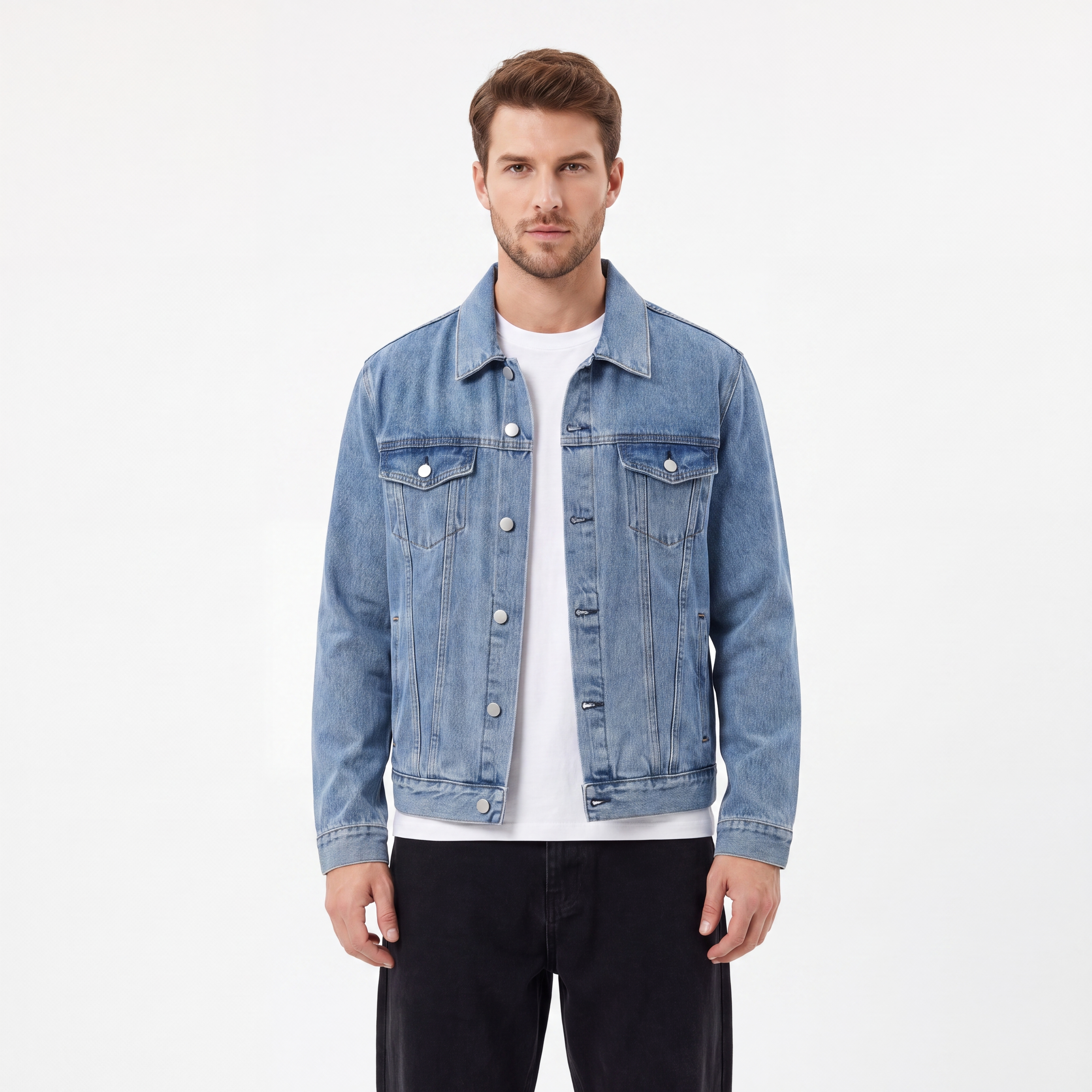BLOOMORTAL Unisex Denim Jacket