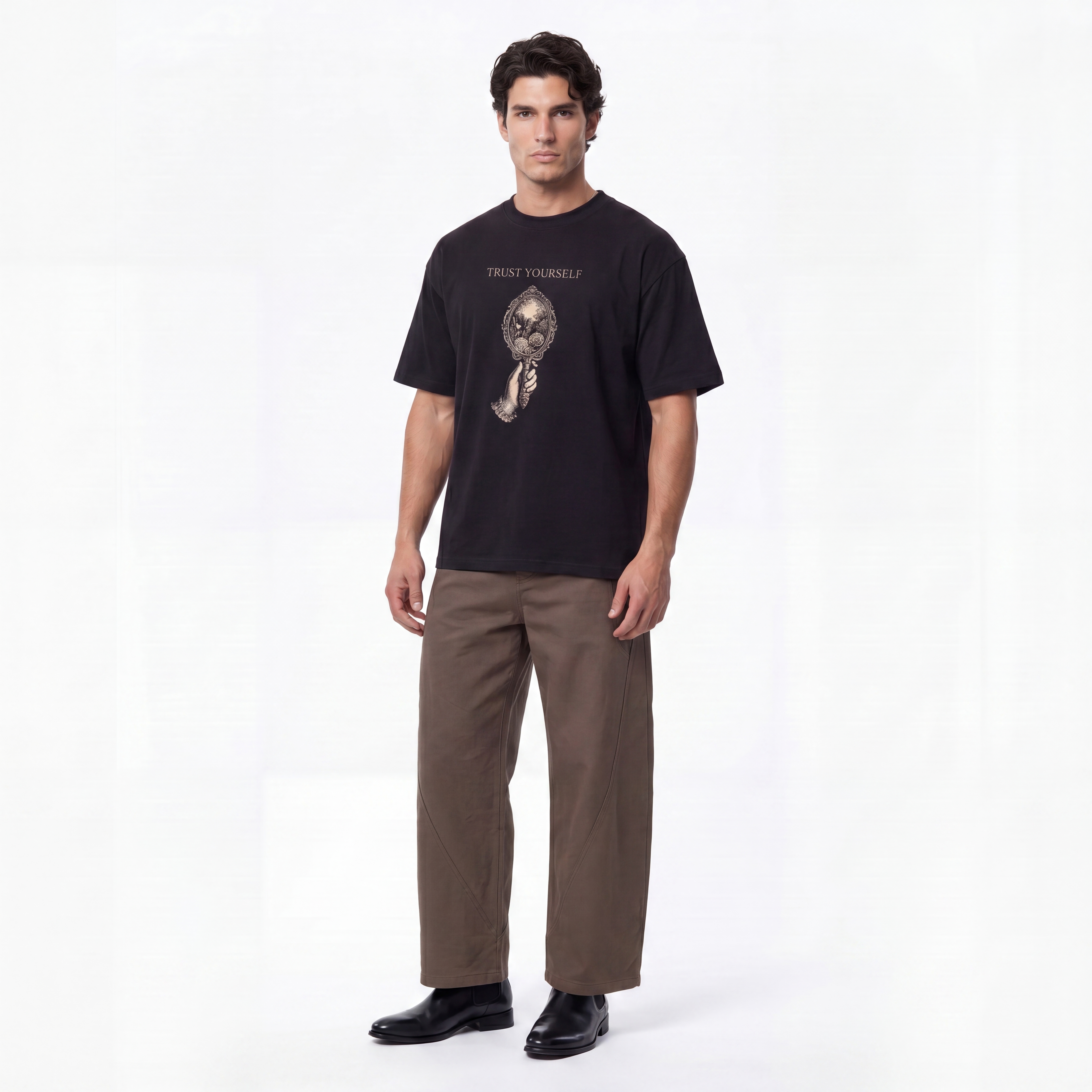 Men's Barrel Leg Pants