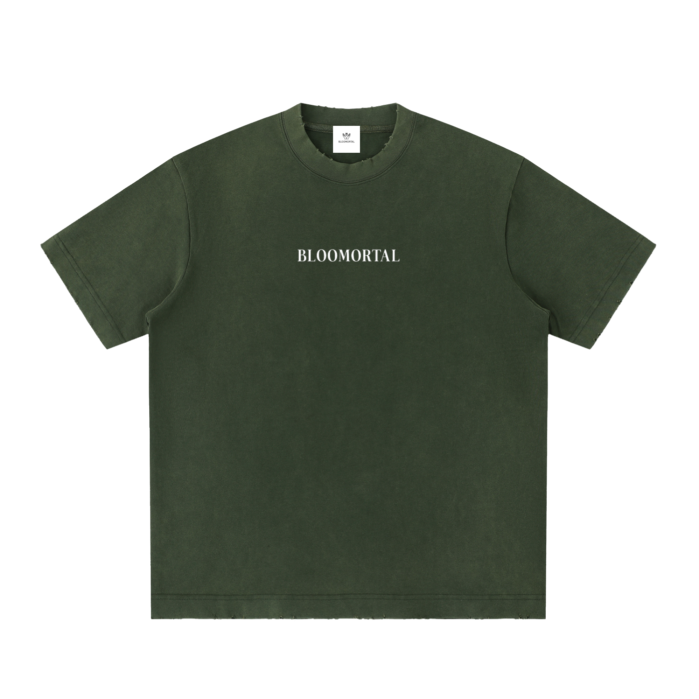 Love Yourself Heavyweight Vintage Washed Frayed T-Shirt
