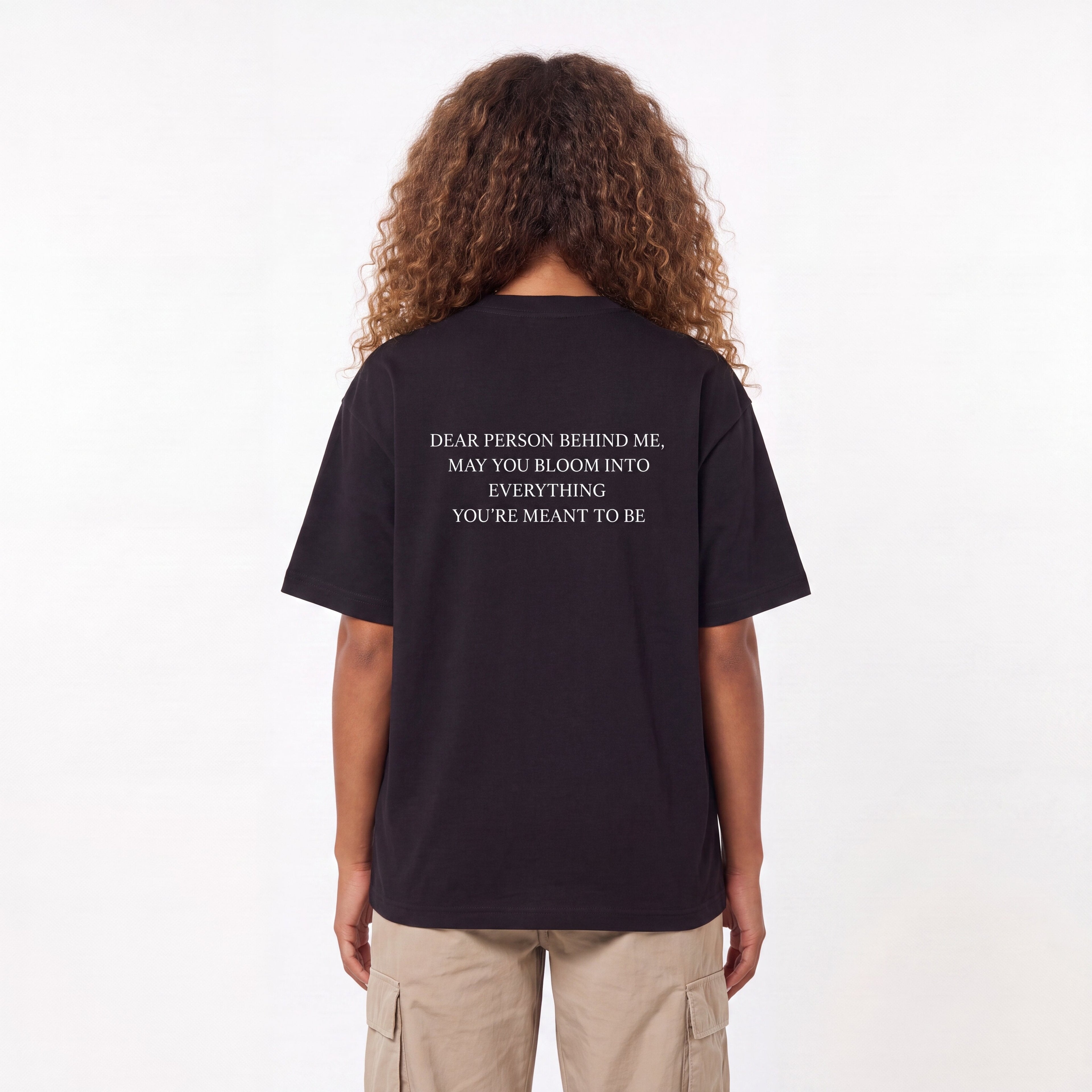 Dear Person Behind Me Unisex Oversized T-Shirt - BLOOMORTAL