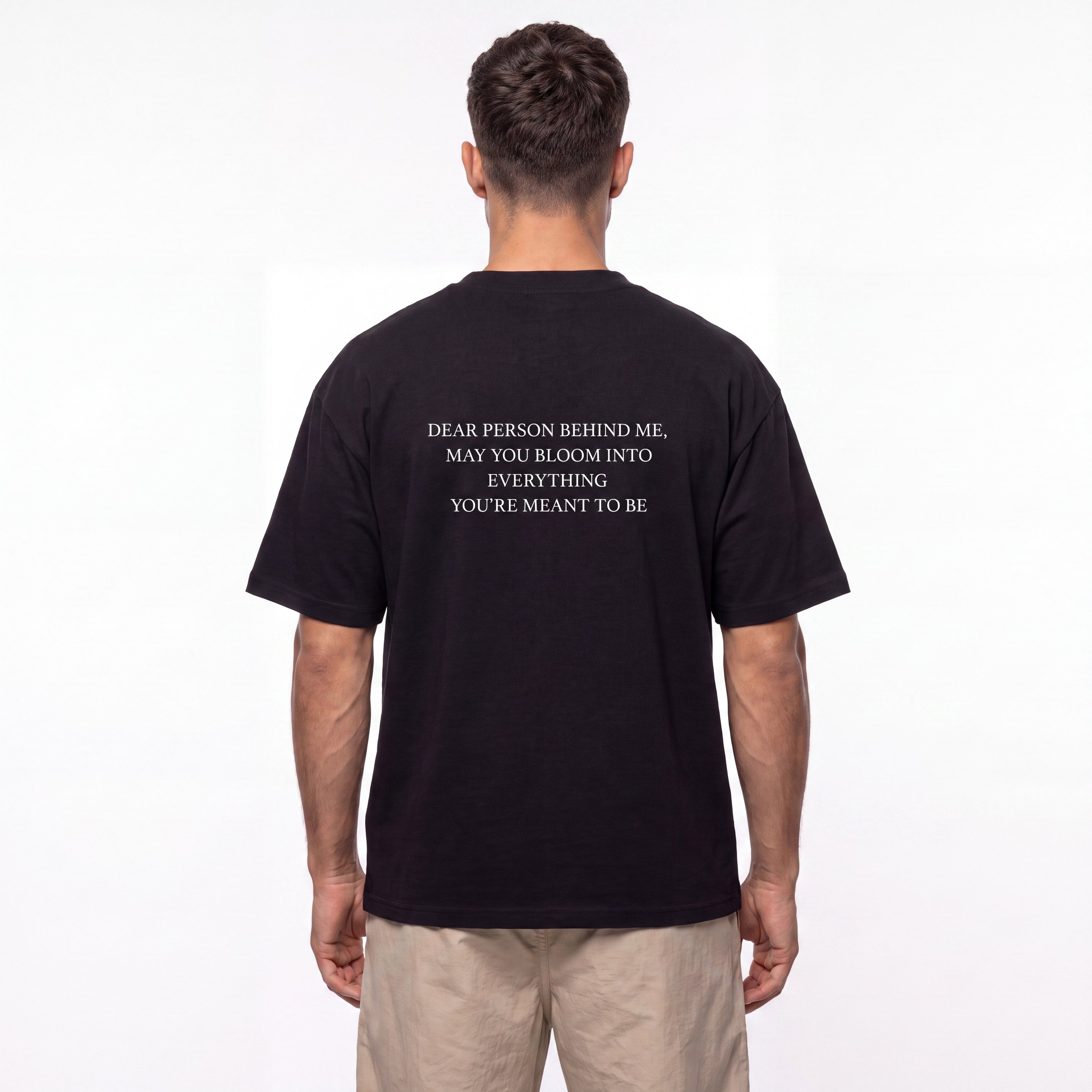 Dear Person Behind Me Unisex Oversized T-Shirt - BLOOMORTAL