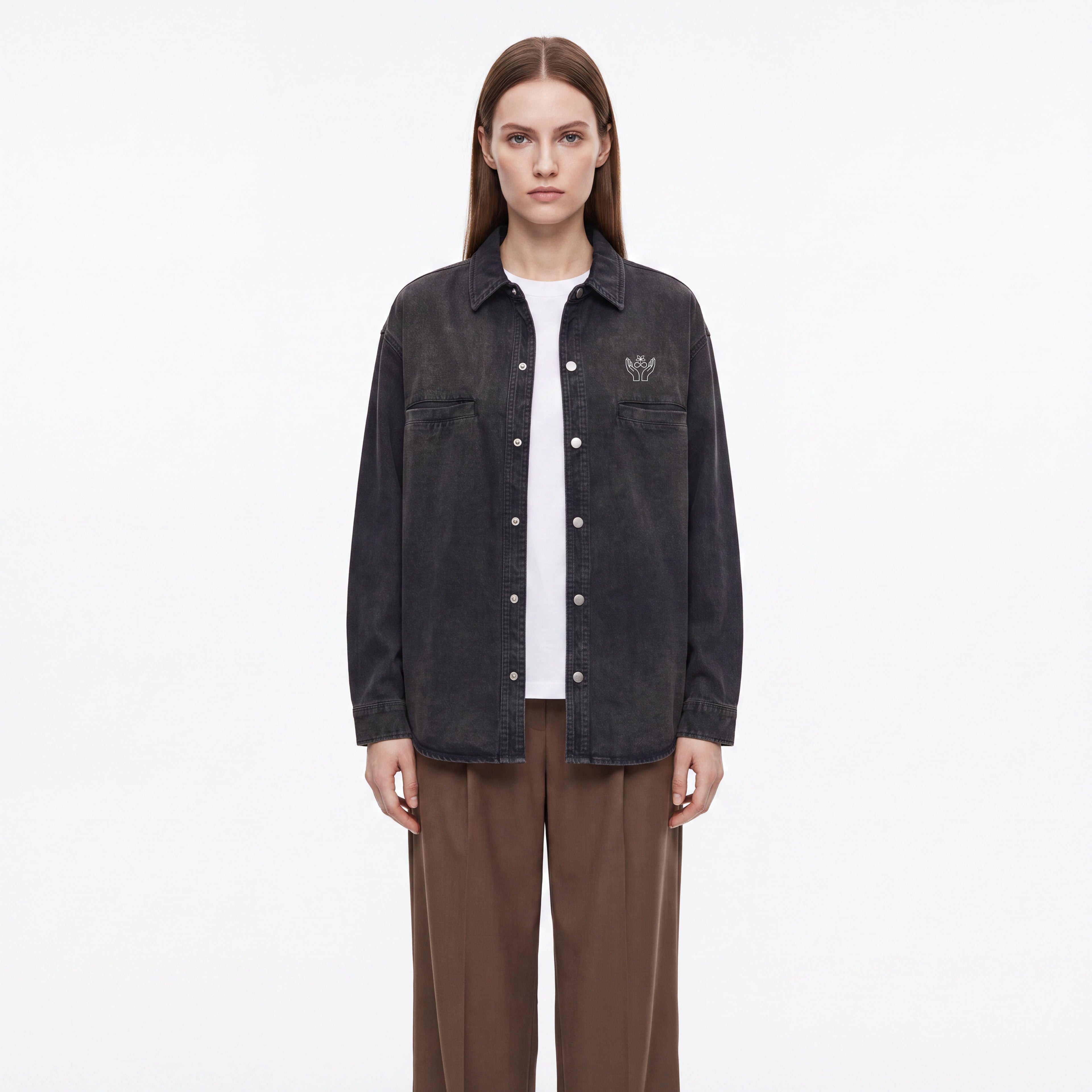 Denim Vintage Washed Heavyweight Jacket - BLOOMORTAL