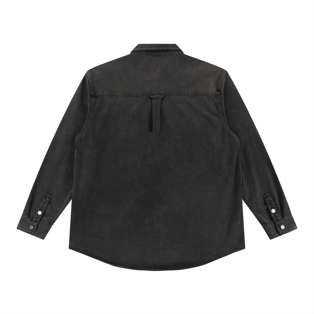 Denim Vintage Washed Jacket - BLOOMORTAL