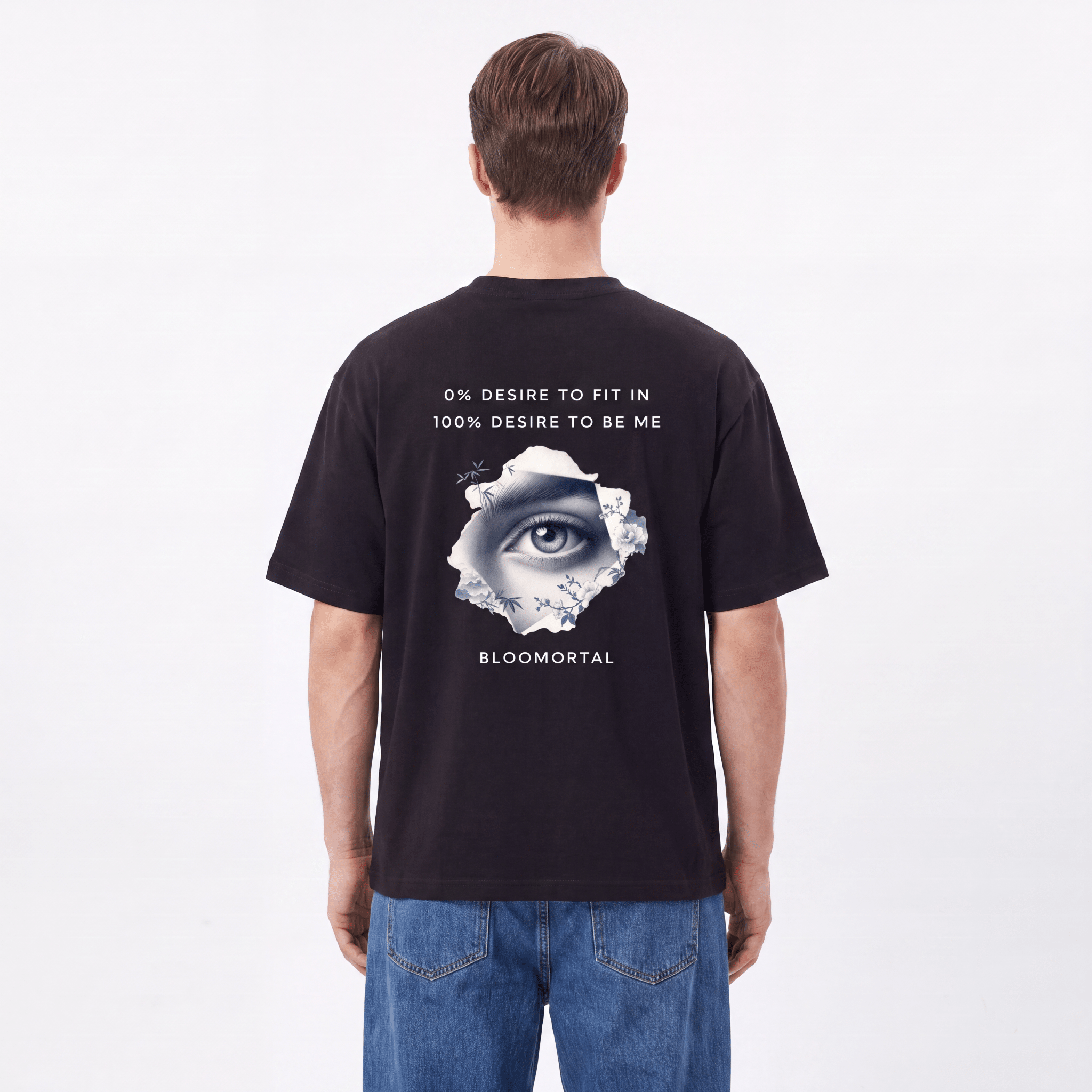 Desire To Be Me Unisex Oversized T-Shirt - BLOOMORTAL