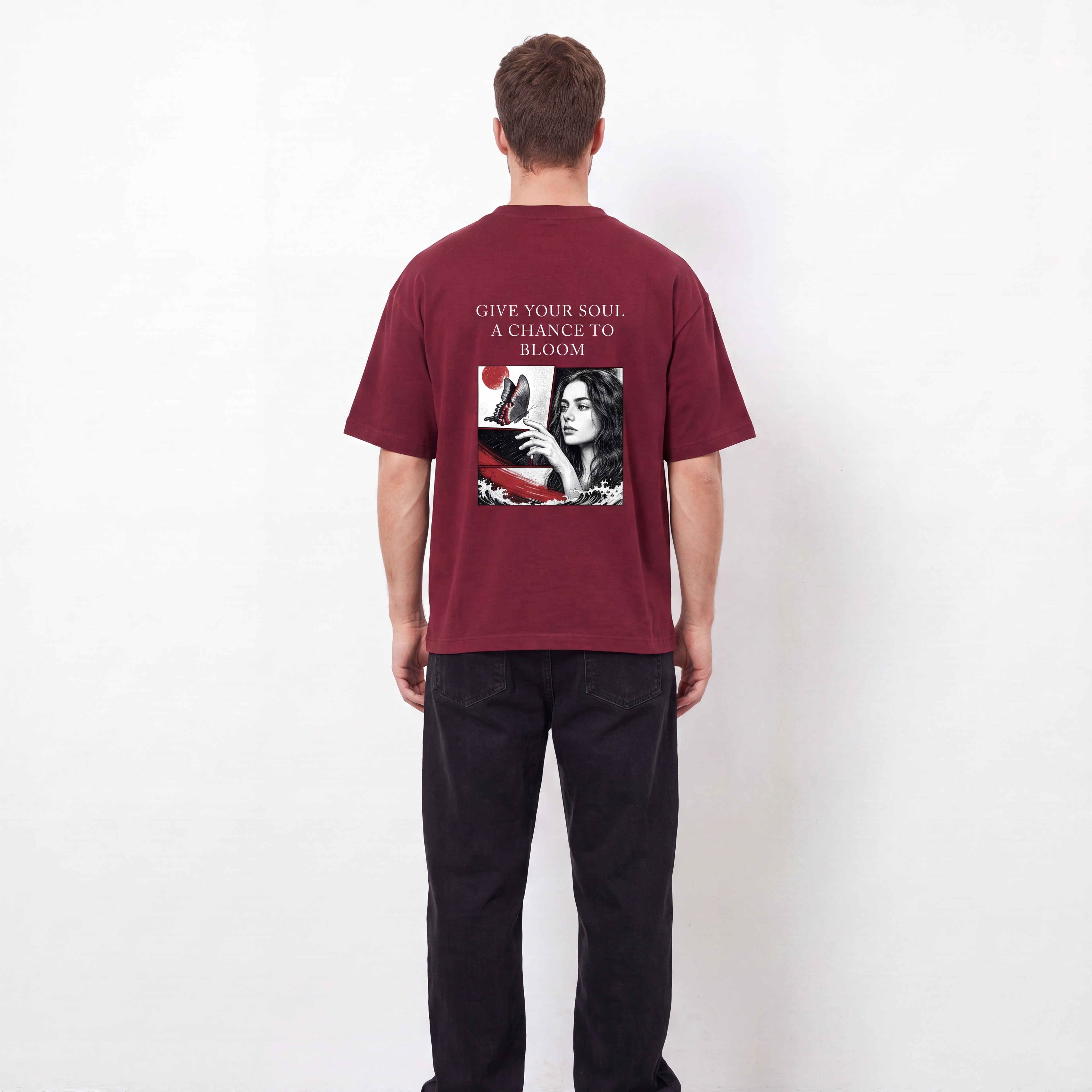 A Chance To Bloom Boxy Oversized Unisex T-Shirt