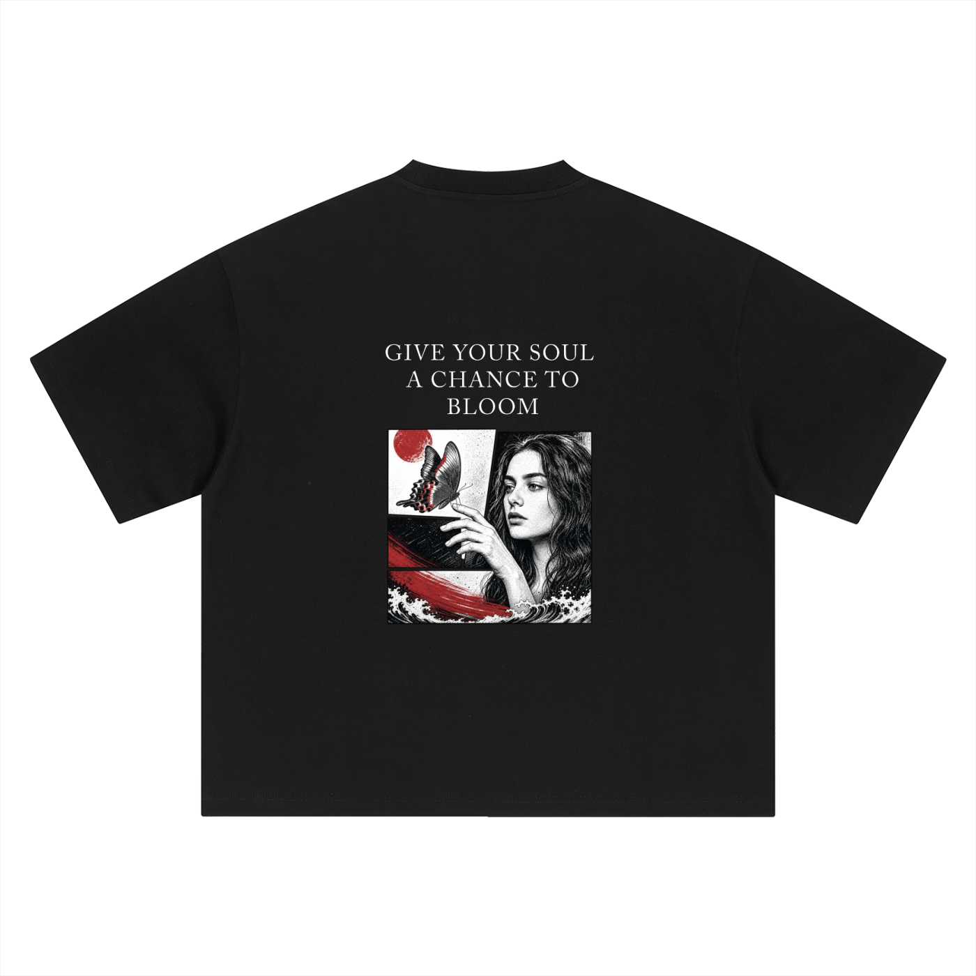 A Chance To Bloom Boxy Oversized Unisex T-Shirt
