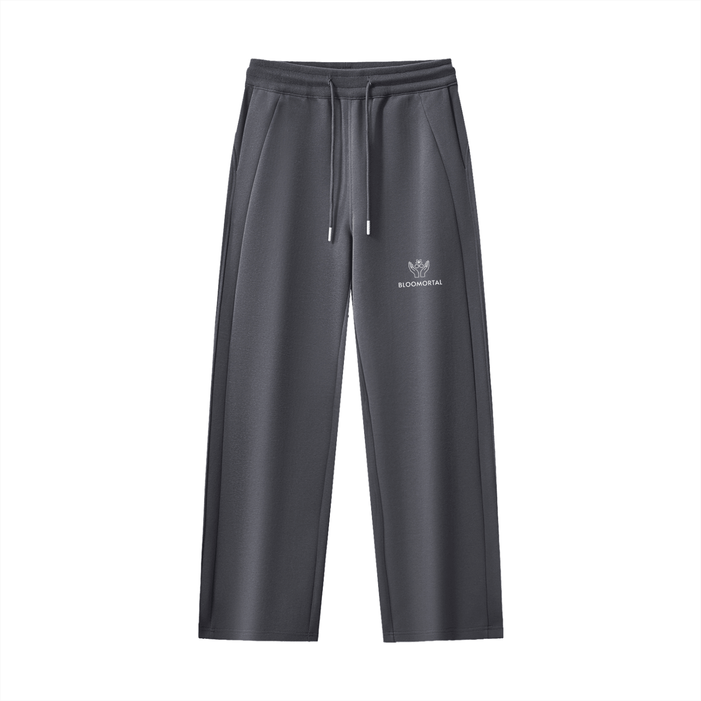 Essential Drawstring Straight-Leg Sweatpants - BLOOMORTAL