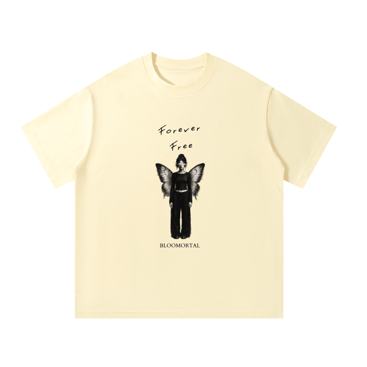 Forever Free Unisex Oversized T-Shirt - BLOOMORTAL