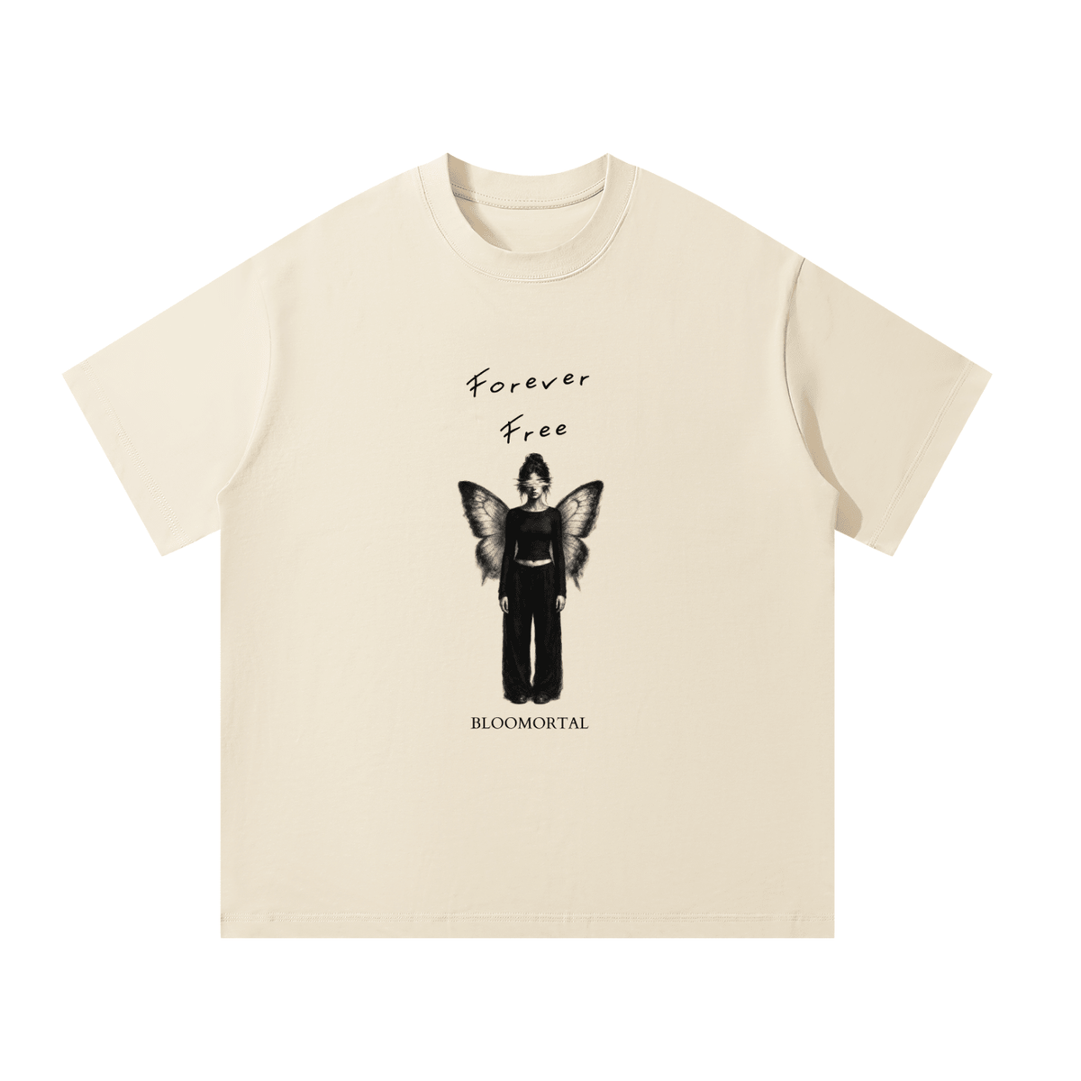 Forever Free Unisex Oversized T-Shirt - BLOOMORTAL
