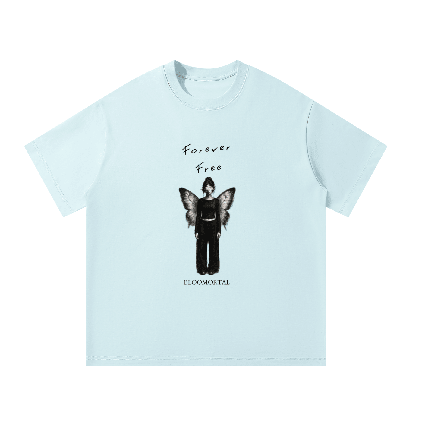 Forever Free Unisex Oversized T-Shirt - BLOOMORTAL