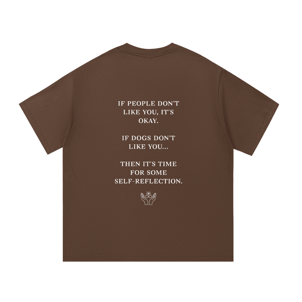 If dogs don't like you Unisex Oversized T-Shirt - BLOOMORTAL