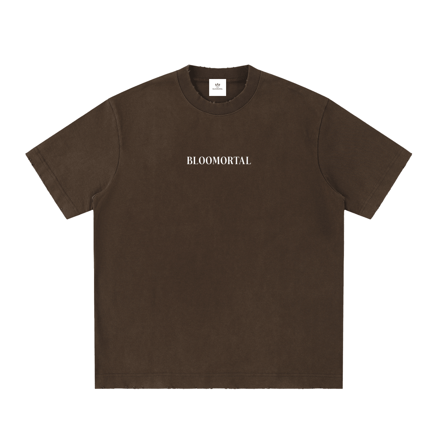 Love Yourself Heavyweight Vintage Washed Frayed T-Shirt - BLOOMORTAL