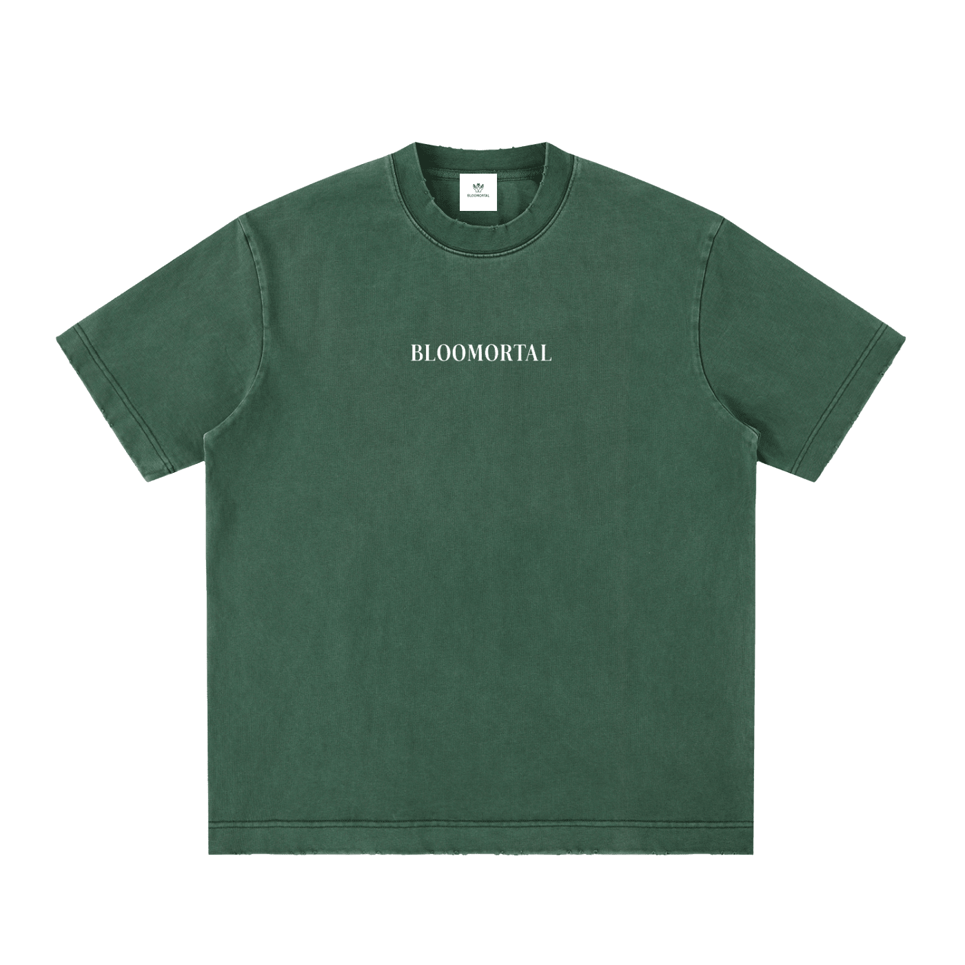 Love Yourself Heavyweight Vintage Washed Frayed T-Shirt - BLOOMORTAL
