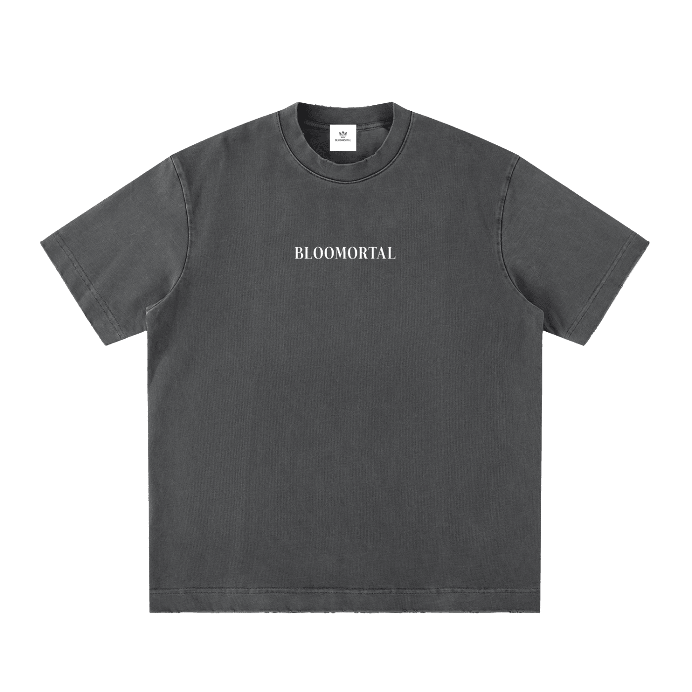Love Yourself Heavyweight Vintage Washed Frayed T-Shirt - BLOOMORTAL